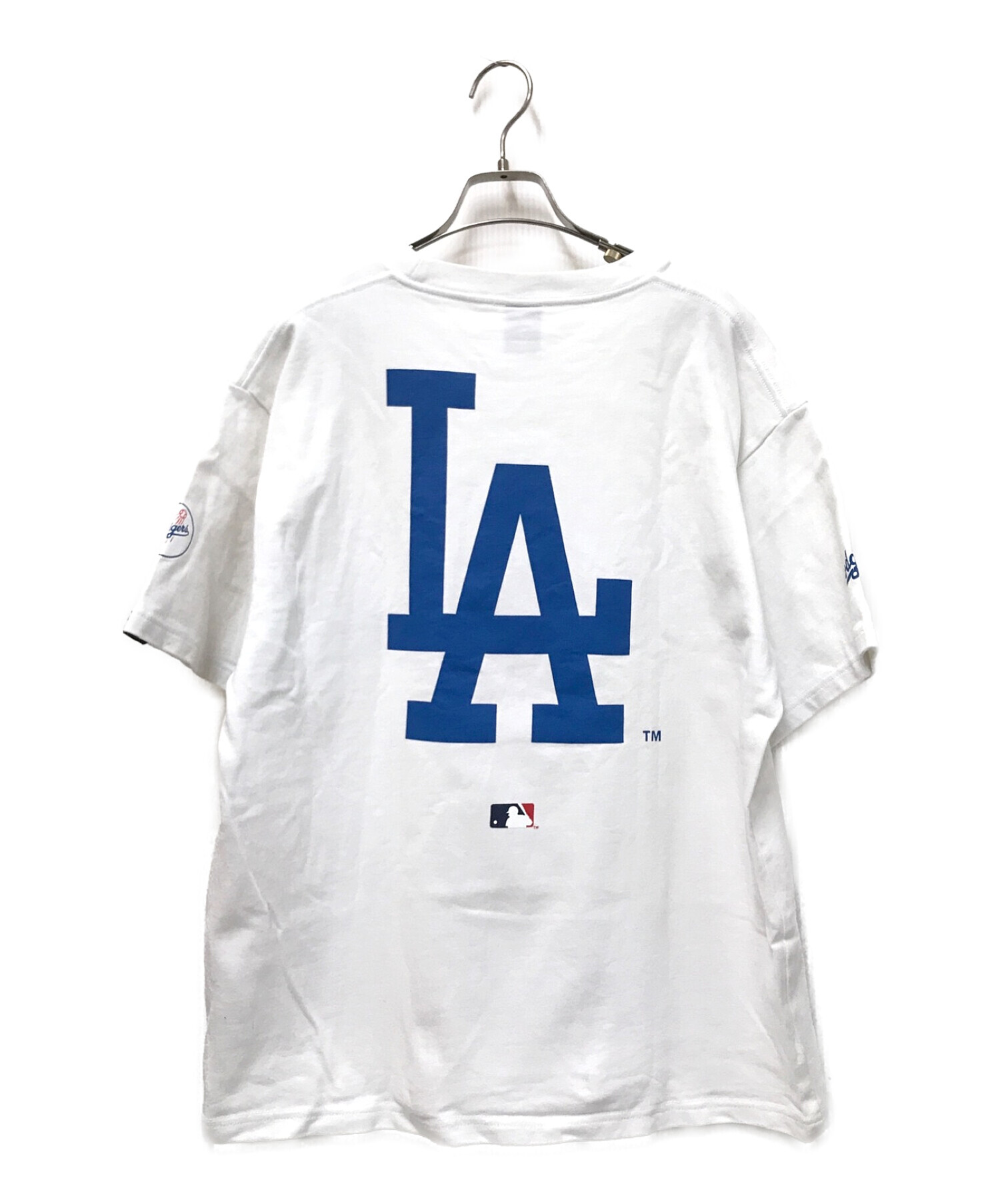 【MLB×APPLEBUM】“LA Dodgers Boy” Tシャツ【XL】バックチャンネル