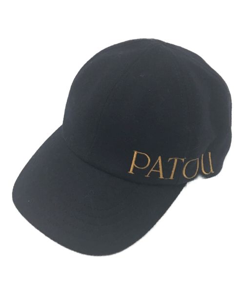 中古・古着通販】patou (パトゥ) embroidered felt cap ネイビー