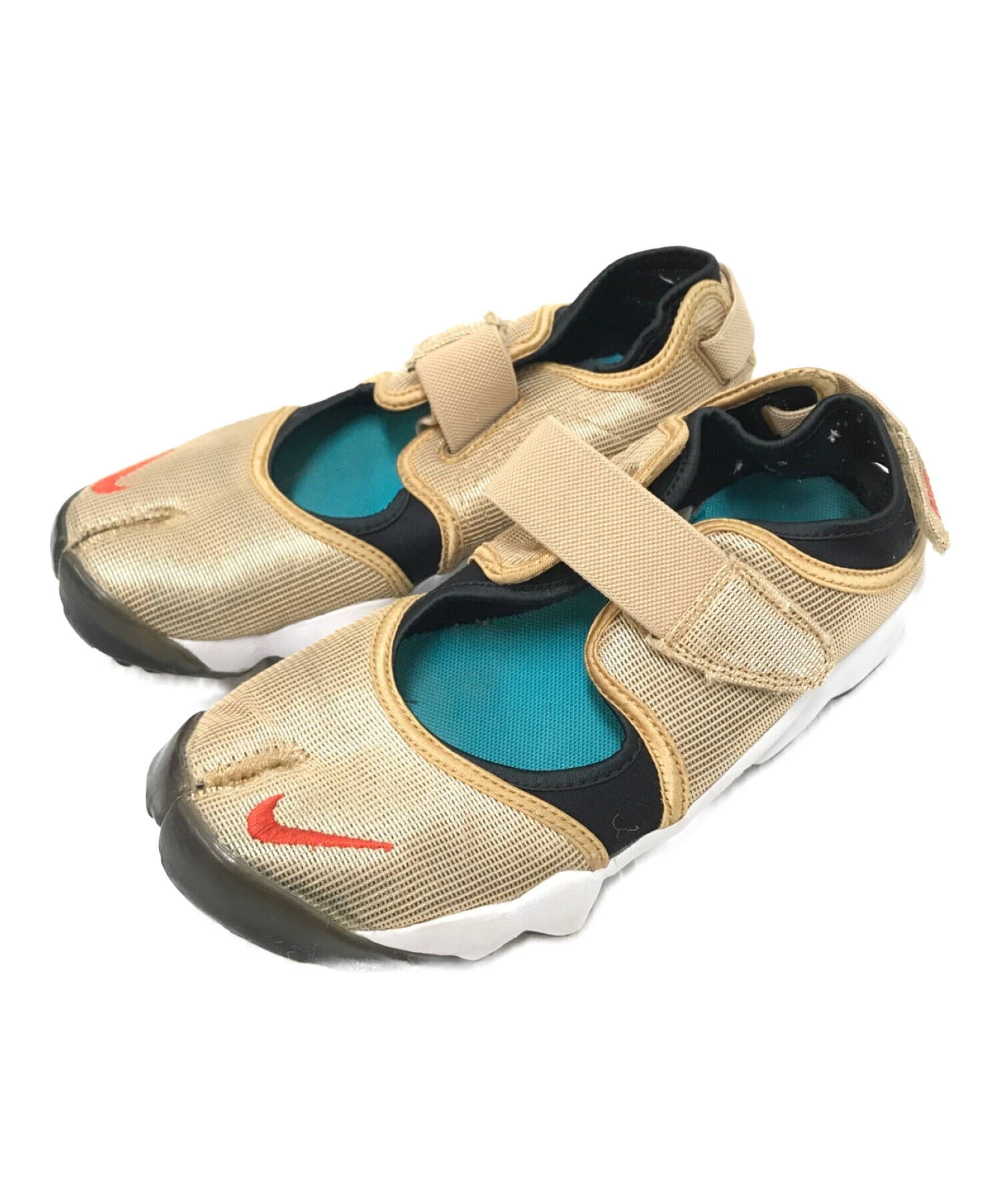 NIKE (ナイキ) WMNS AIR RIFT ゴールド サイズ:25.0cm