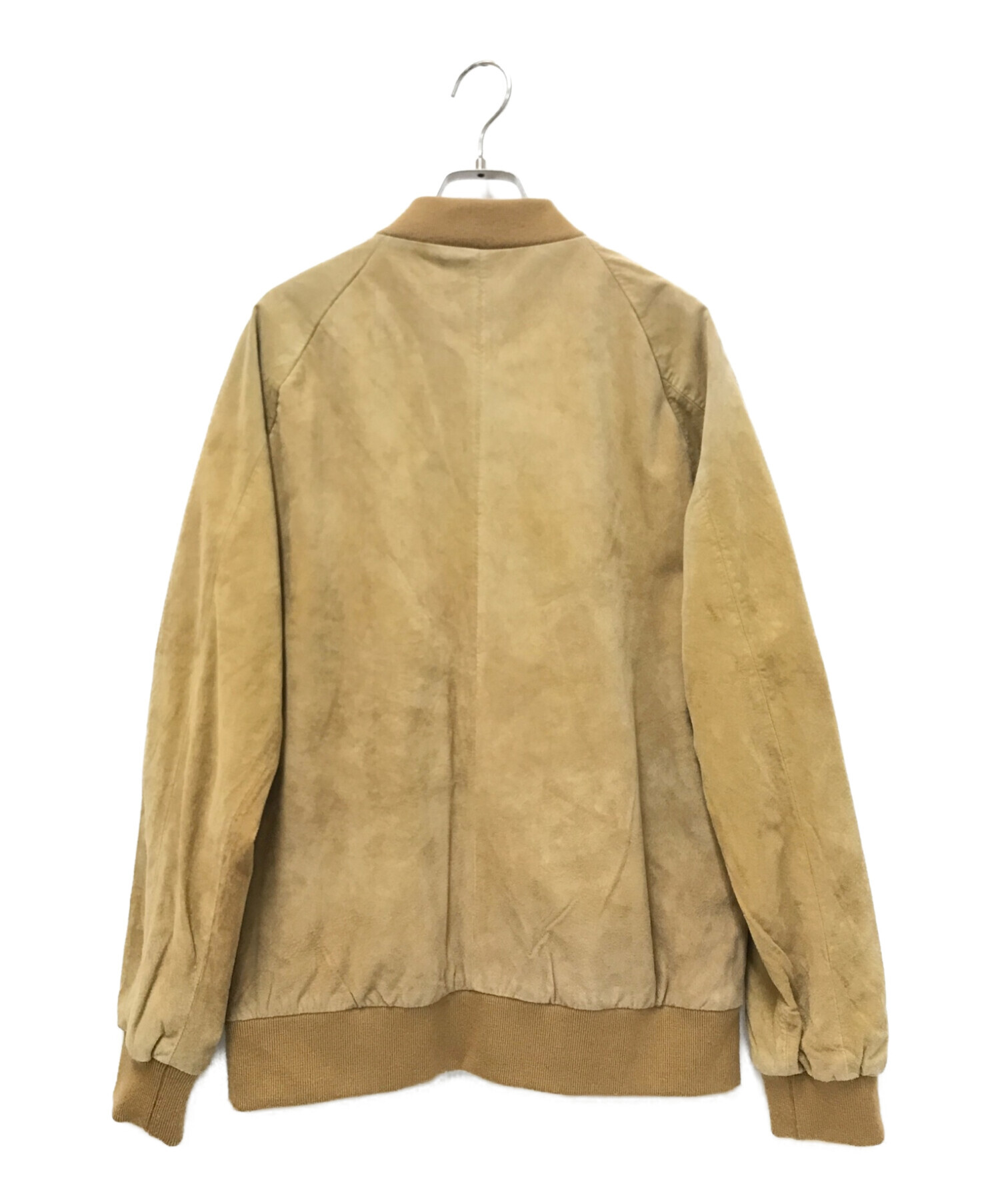 SUPREME (シュプリーム) 12SS Suede Bomber Jacket ブラウン サイズ:L