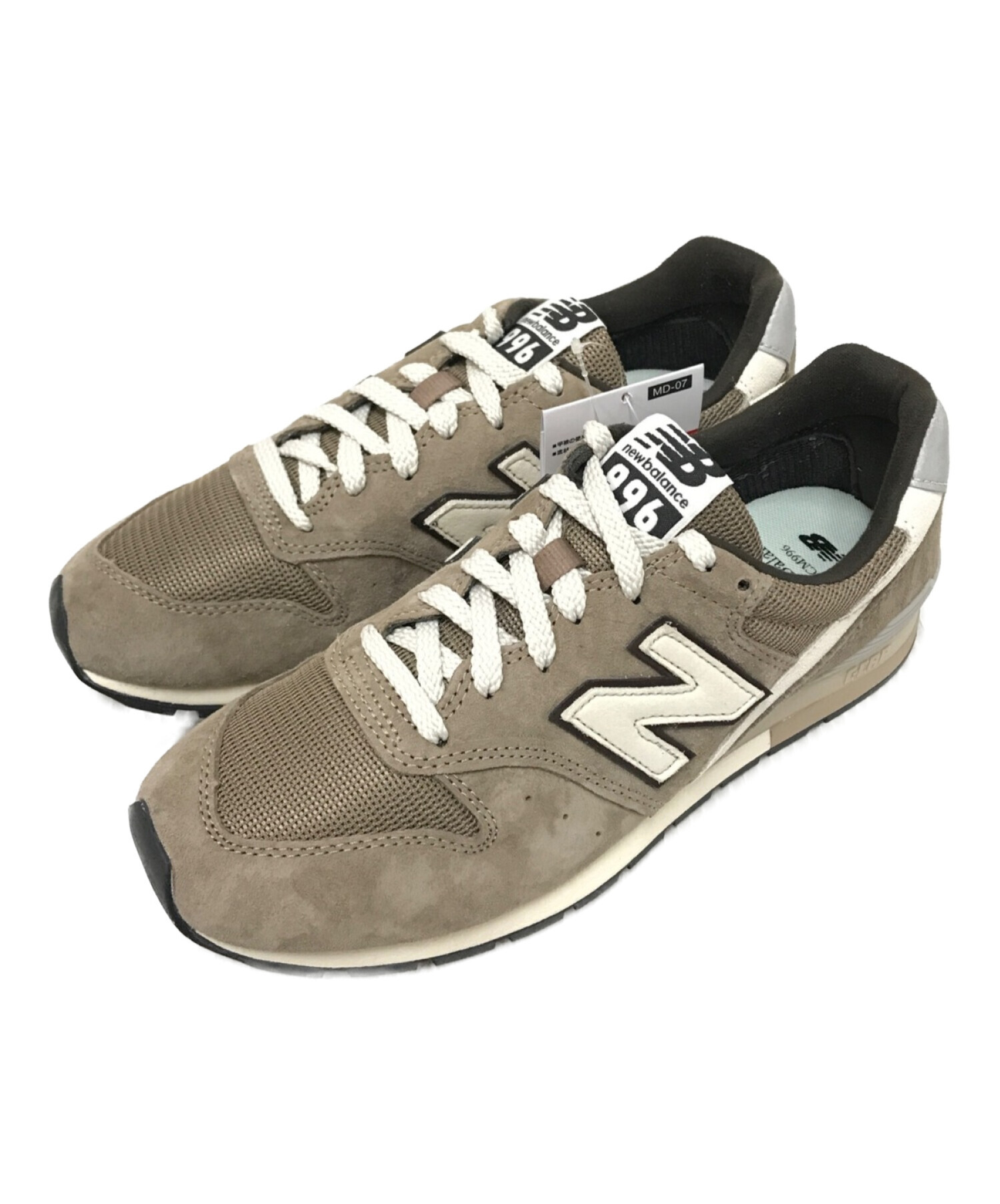 NEW BALANCE (ニューバランス) 996ローカットスニーカー グレー サイズ:25.5cm 未使用品