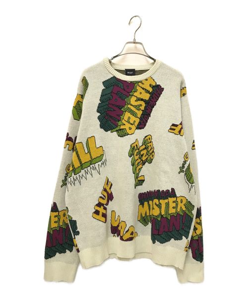 中古・古着通販】HUF (ハフ) PAID IN FULL CREW SWEATER マルチカラー