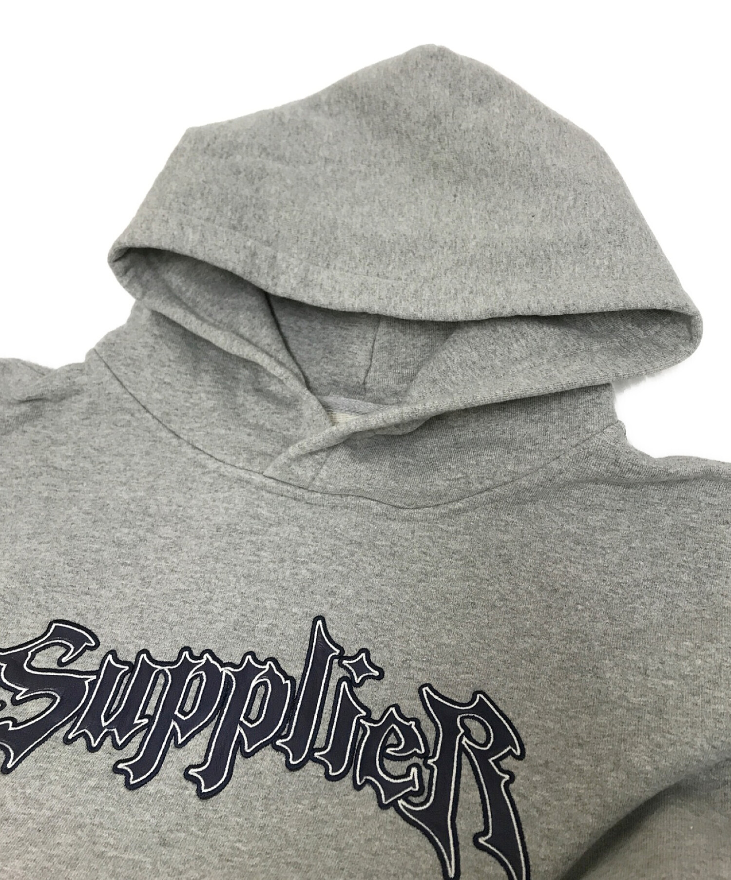 SUPPLIER (サプライヤー) Iron Logo Hoodie グレー サイズ:M