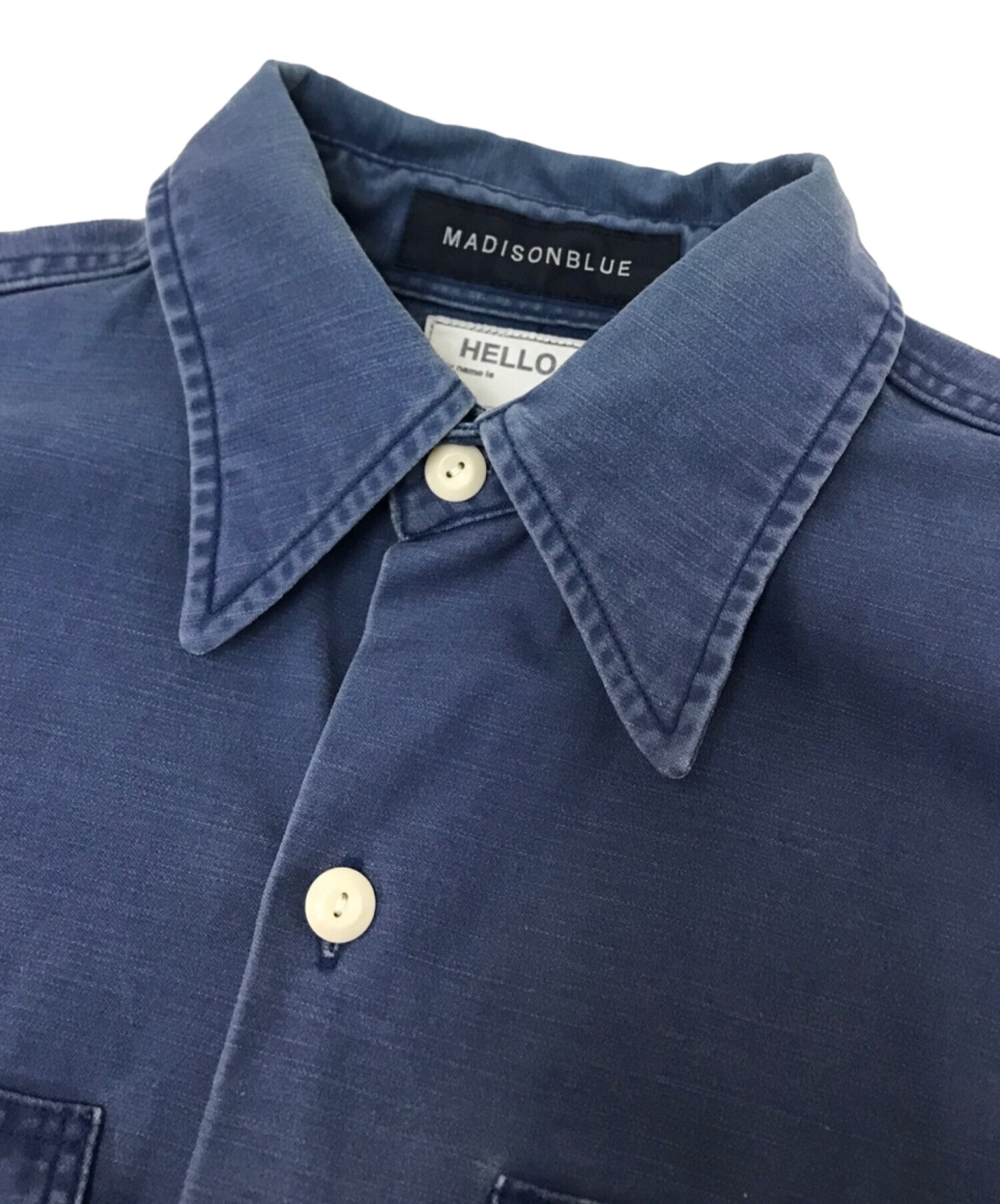 MADISON BLUE (マディソンブルー) HAMPTON BACK SATIN SHIRT ネイビー サイズ:00