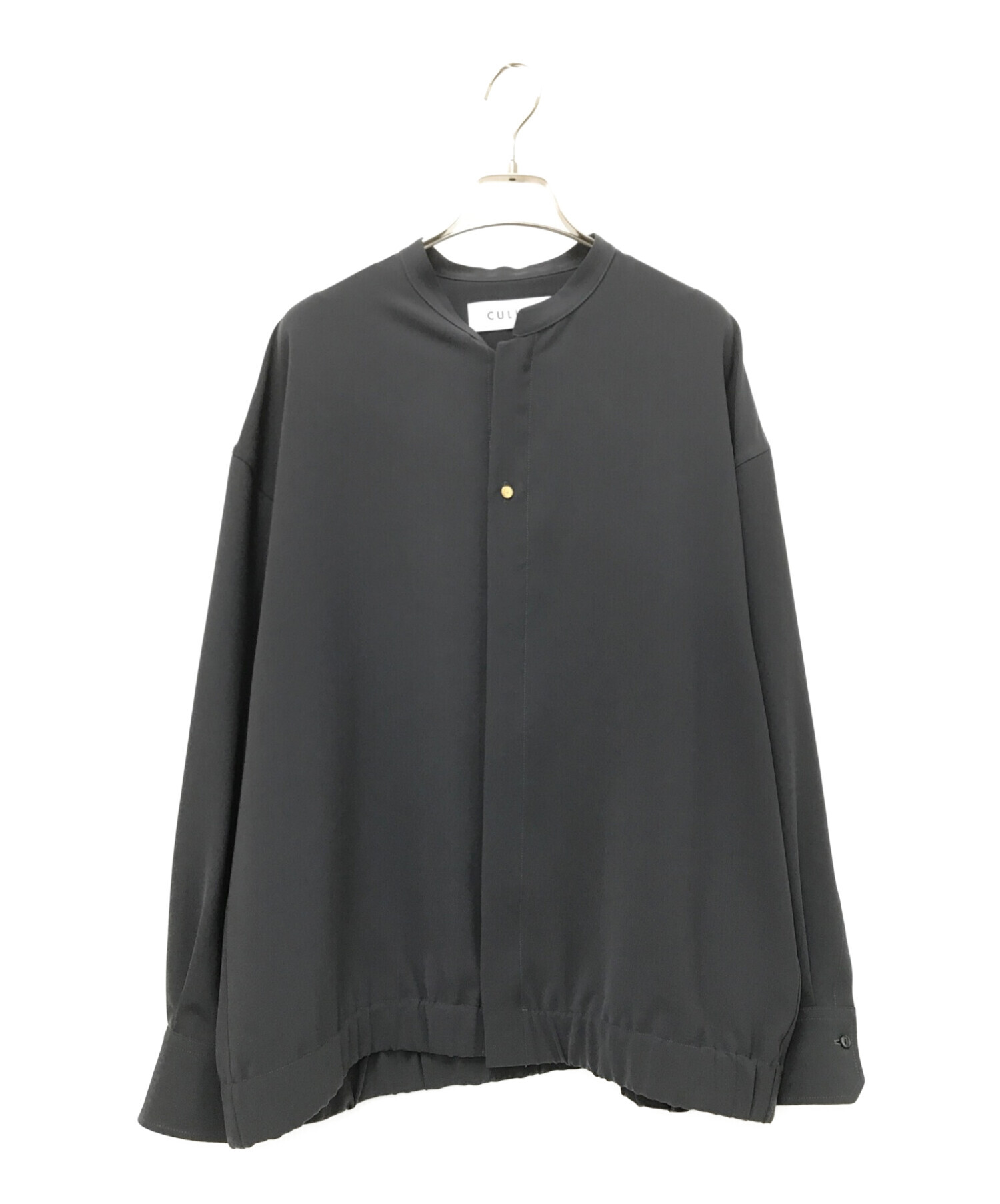 中古・古着通販】CULLNI (クルニ) Band Collar Shirt Blouson グレー