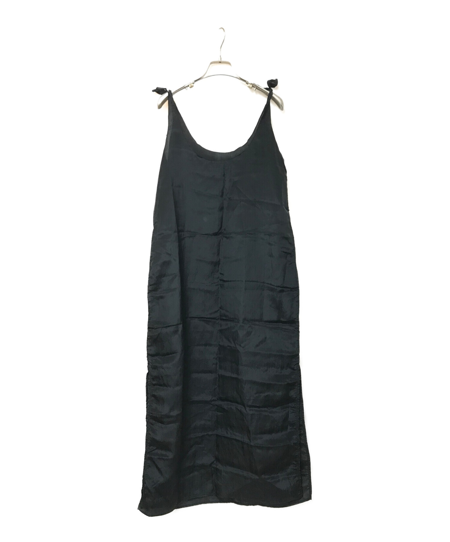 AMOMENTO (アモーメント) SLIP DRESS：ワンピース ブラック サイズ:下記参照