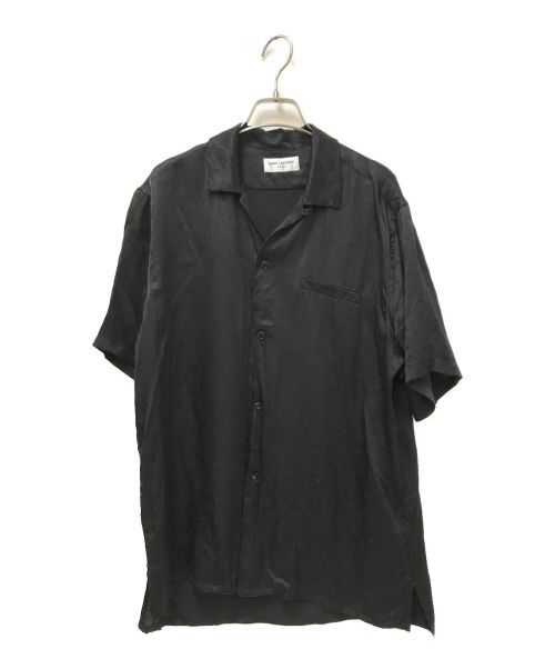 サンローランパリ ペイズリーシルク半袖シャツ メンズ 39状態は美品レベルです