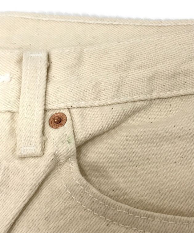 中古・古着通販】LEVI'S (リーバイス) 501ホワイトデニムパンツ