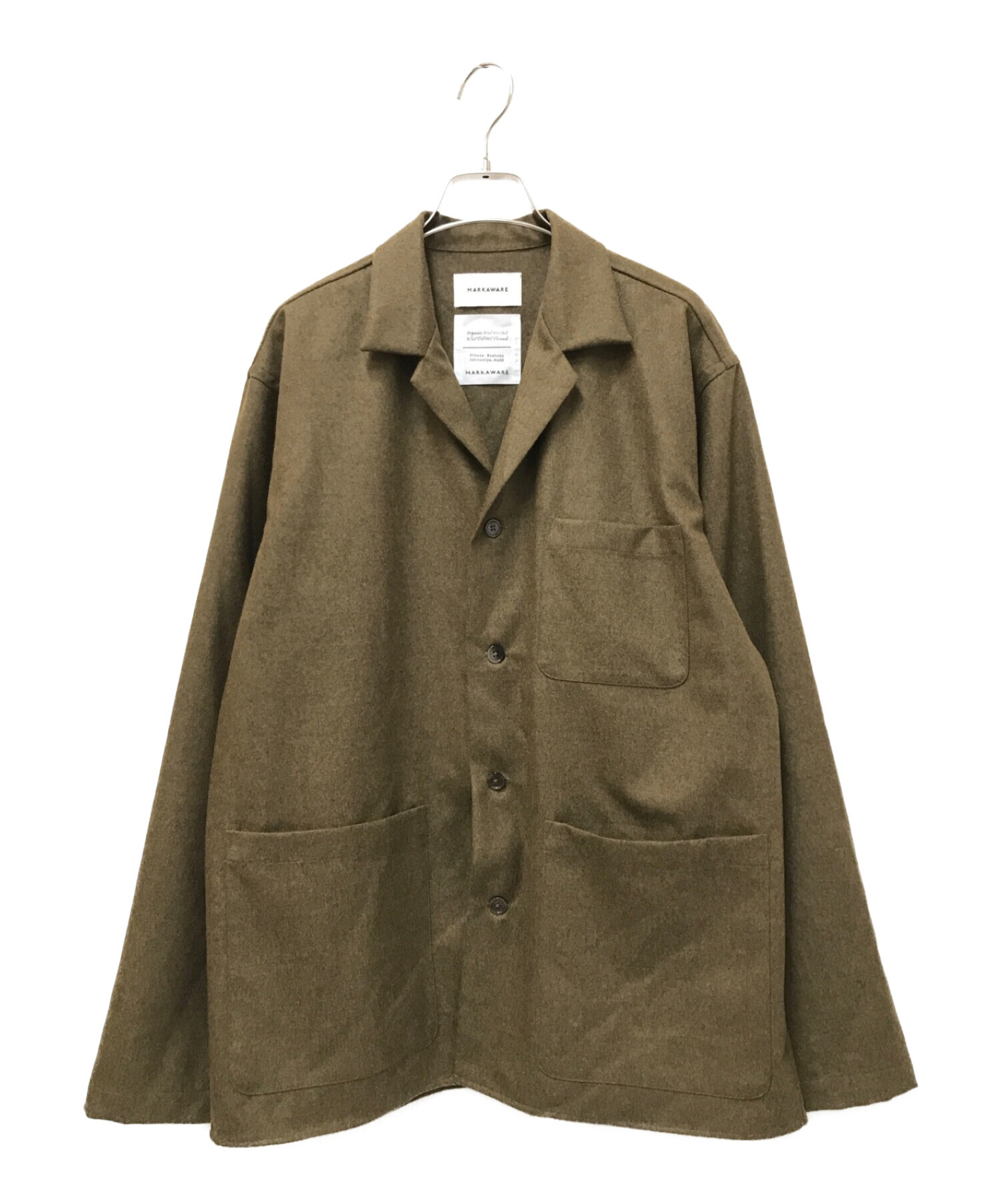 中古・古着通販】MARKAWARE (マーカウェア) ORGANIC WOOL WORSTED