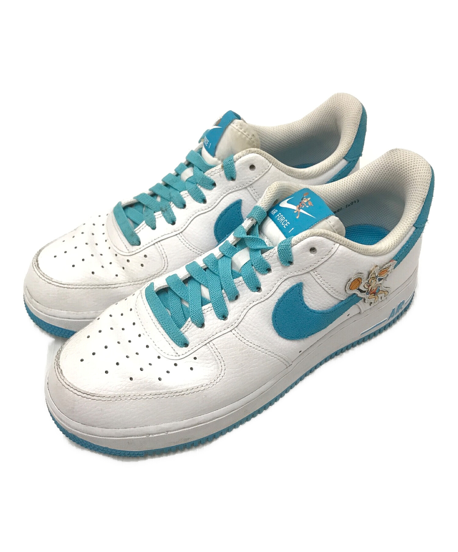 NIKE (ナイキ) AIR FORCE1’07 ホワイトブルー サイズ:27.5cm