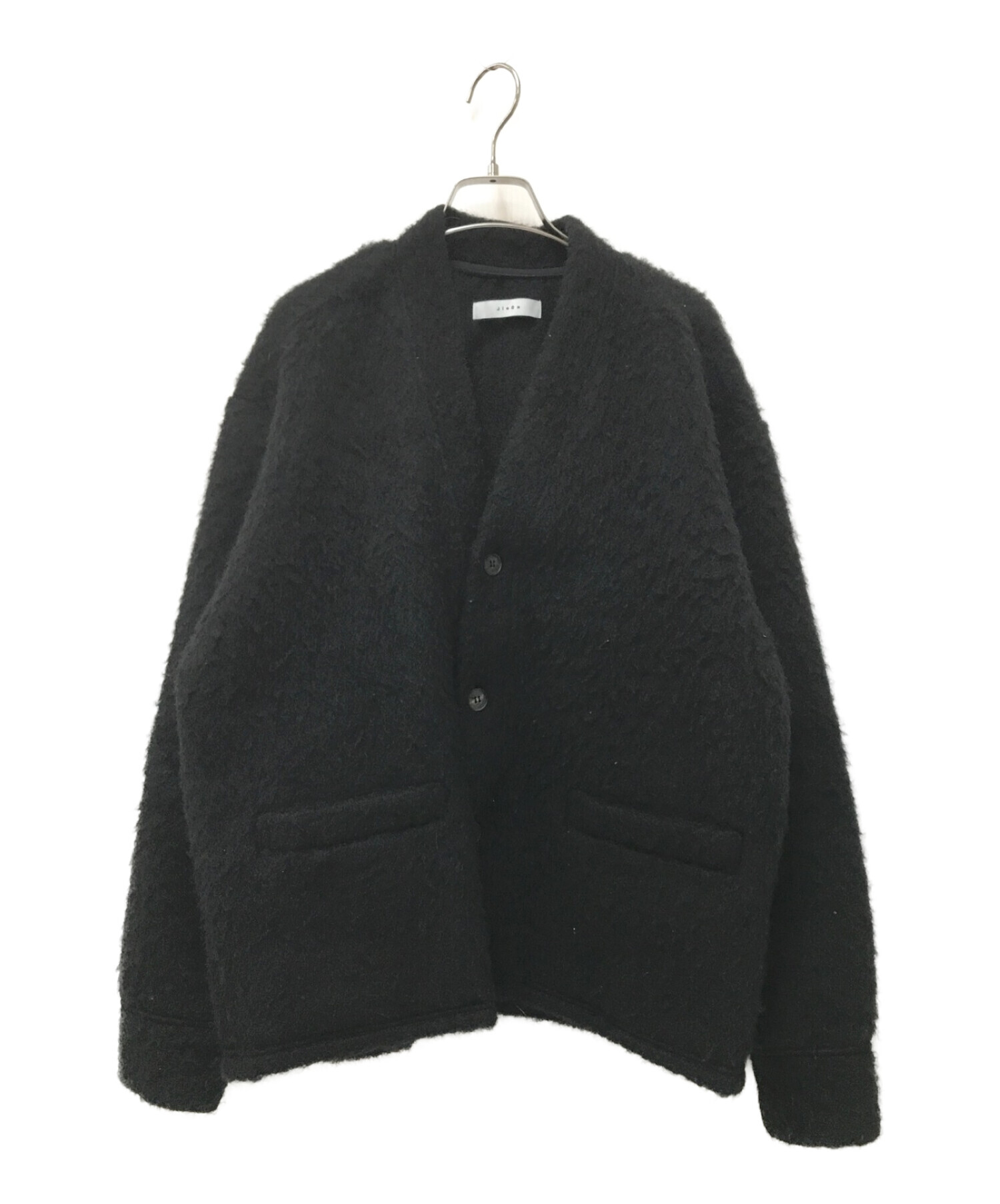 中古・古着通販】jieda (ジエダ) MOHAIR CARDIGAN ブラック サイズ:1