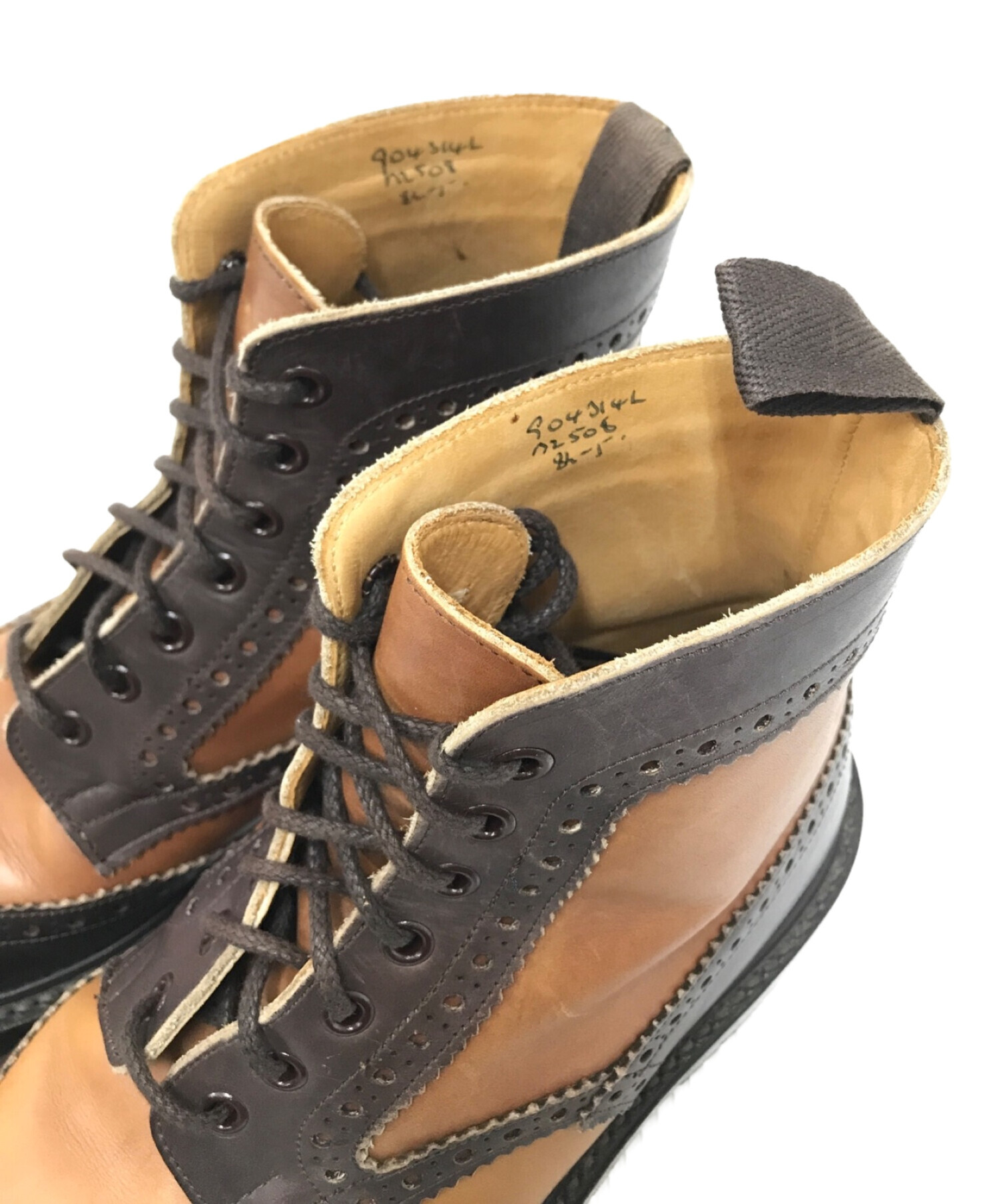 中古・古着通販】Tricker's (トリッカーズ) カントリーブーツ ブラウン