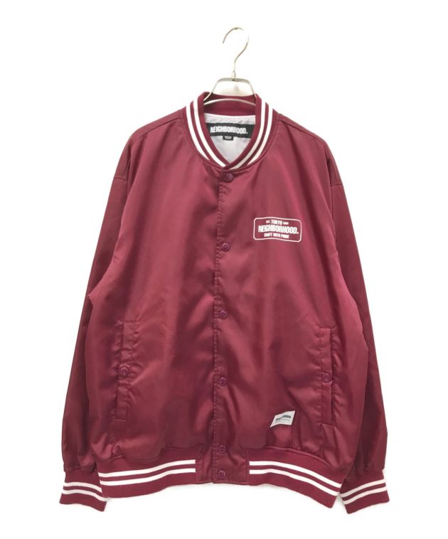 NEIGHBORHOOD (ネイバーフッド) BASEBALL JACKET ボルドー サイズ:M