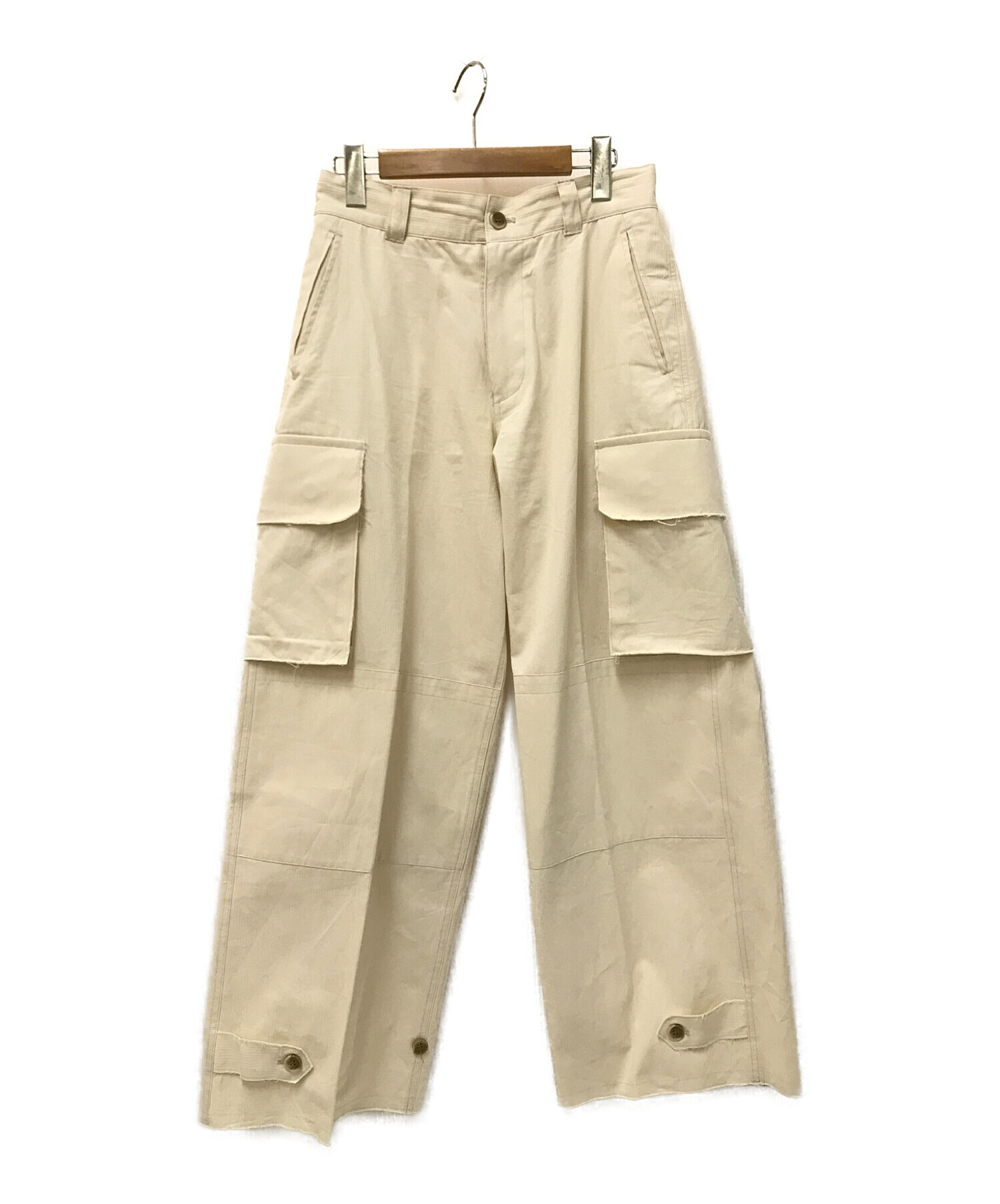 soerte (ソエルテ) Wide straight military pants アイボリー サイズ:1