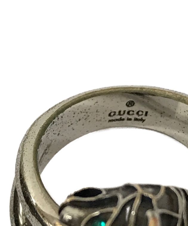 中古・古着通販】GUCCI (グッチ) タイガーヘッドリング サイズ:19号