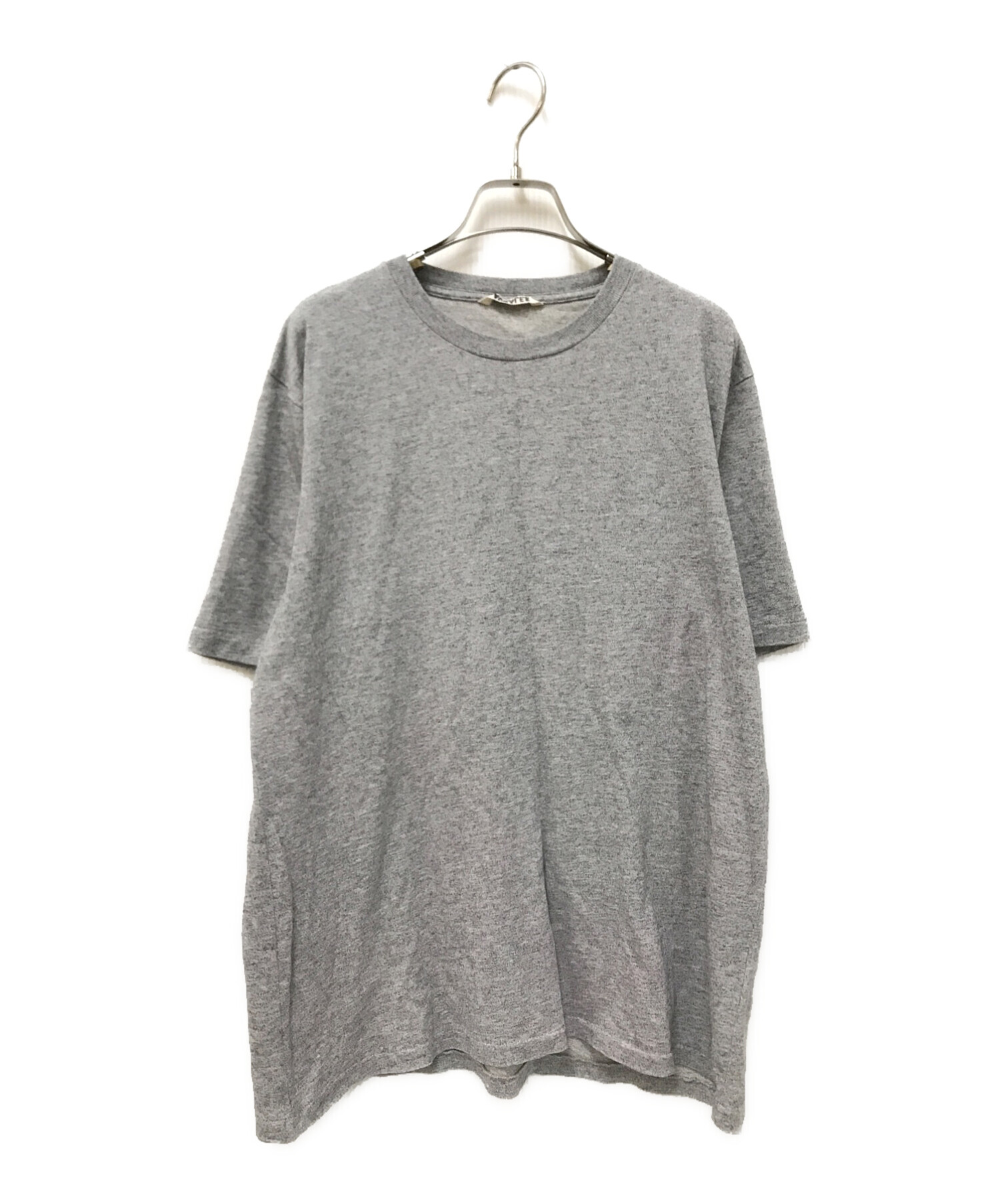 中古・古着通販】AURALEE (オーラリー) LUSTER PLAITING TEE グレー