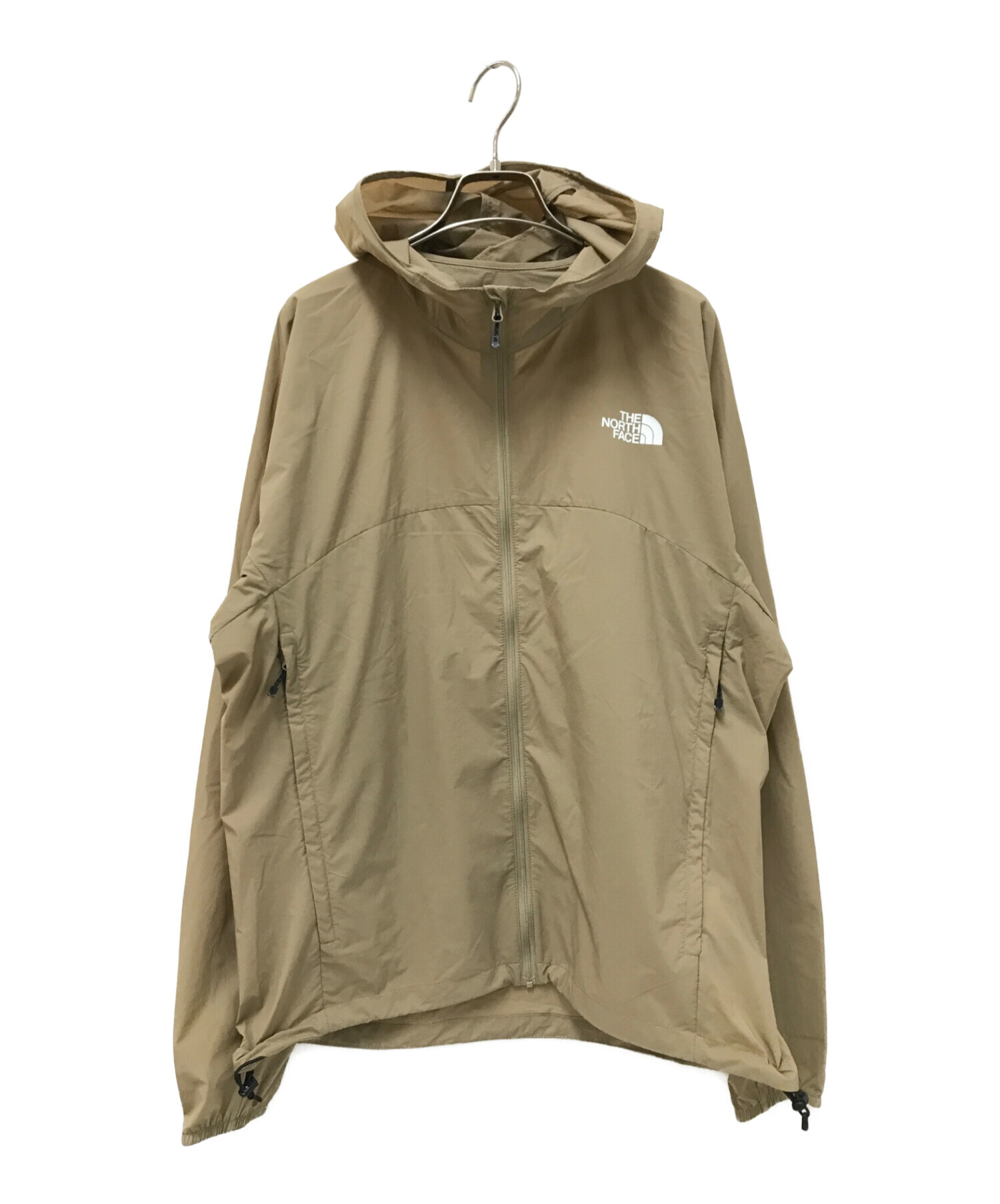 THE NORTH FACE (ザ ノース フェイス) スワローテイルベントフーディジャケット ベージュ サイズ:L