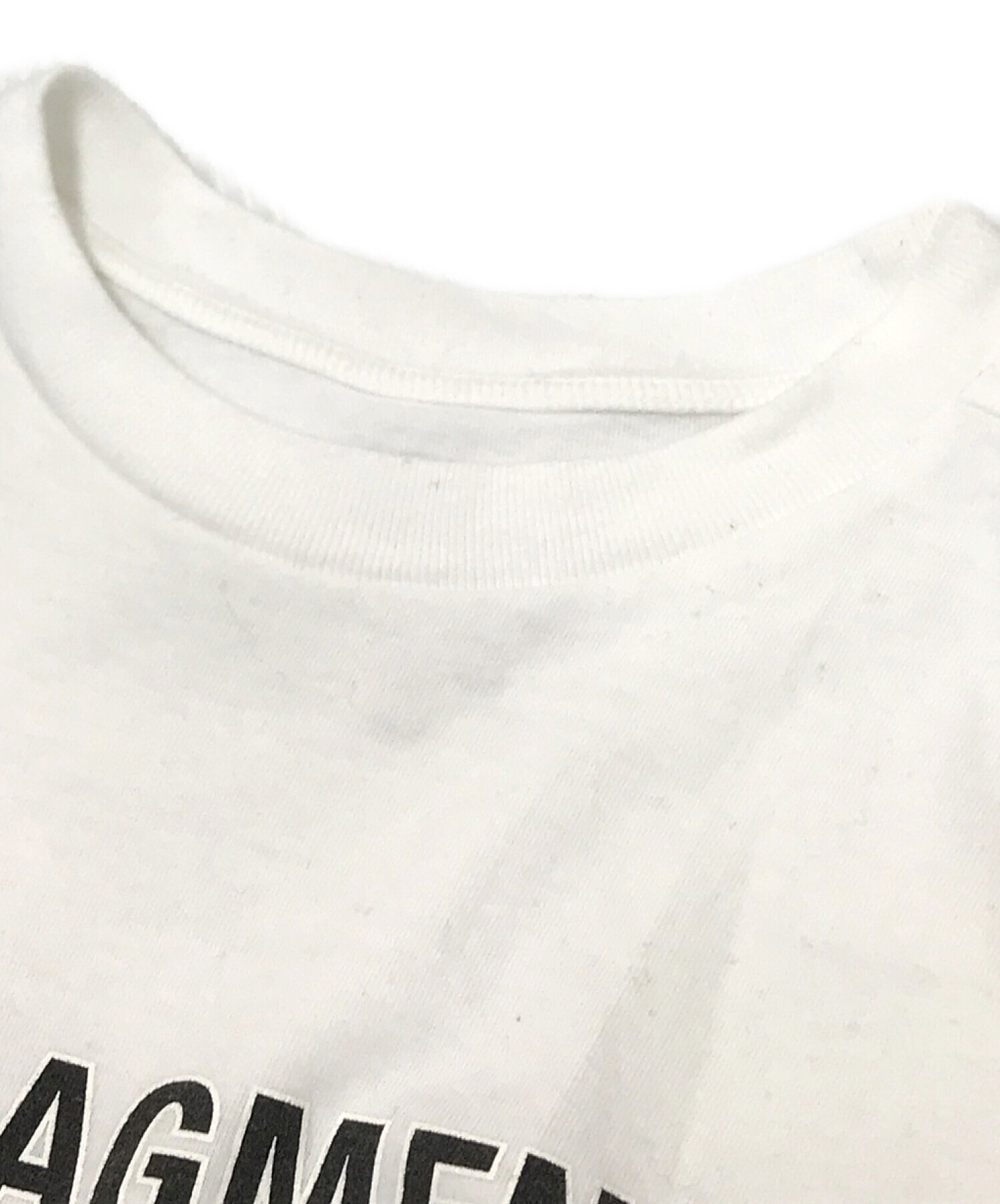 SEQUEL (シークエル) FRAGMENT DESIGN (フラグメント デザイン) ロゴプリントTシャツ ホワイト サイズ:M