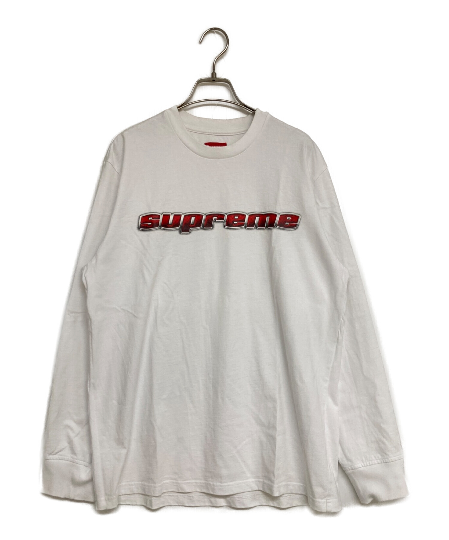 【超特価定番】supreme chrome logo L\\S top Tシャツ/カットソー(七分/長袖)