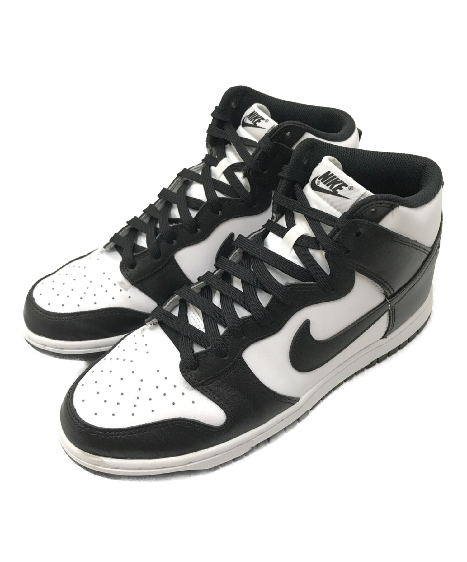 中古・古着通販】NIKE (ナイキ) DUNK HI RETRO ホワイト×ブラック