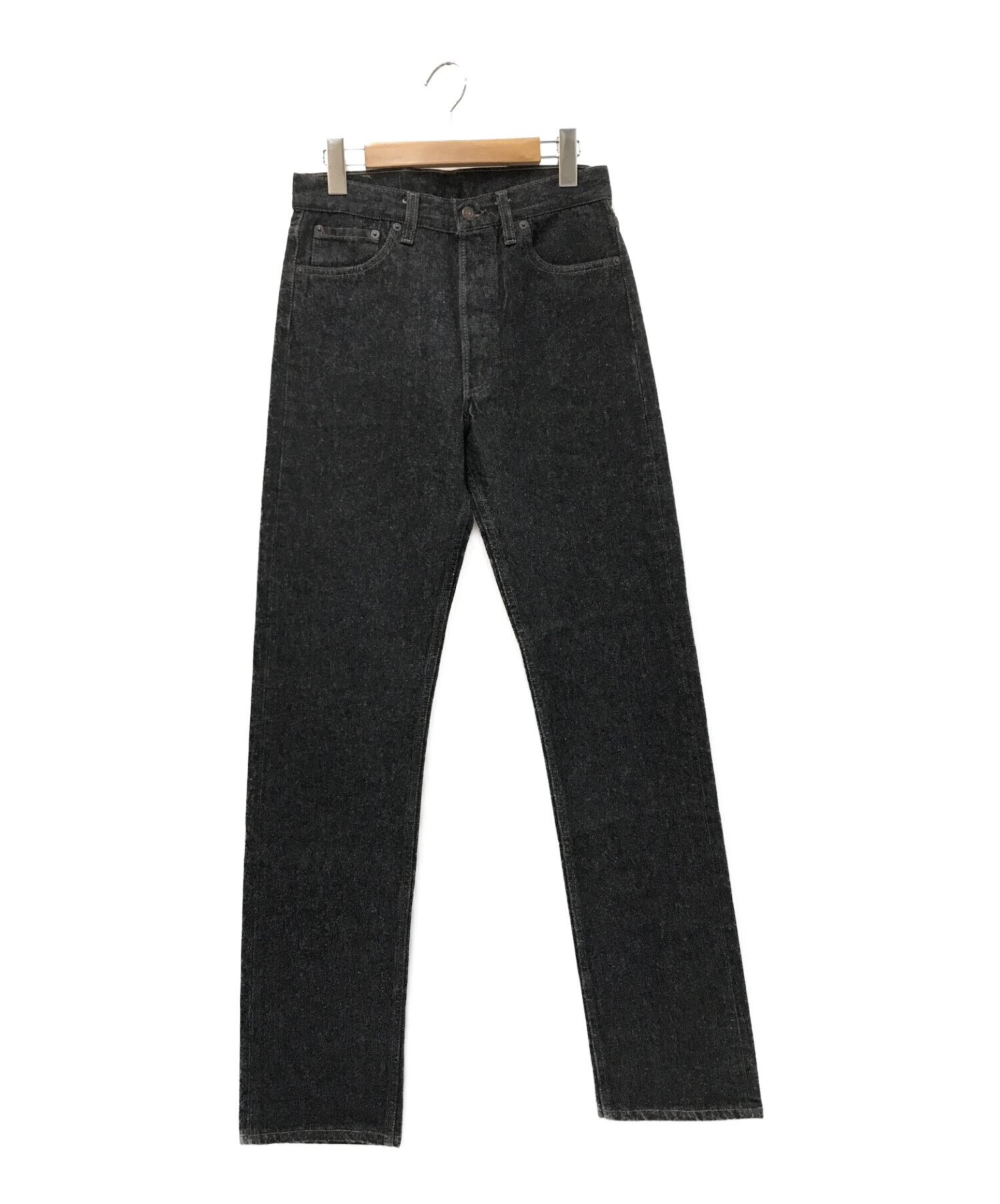 売り最安 W38L32 リーバイス501 後染めブラックジーンズ Levis 黒古着