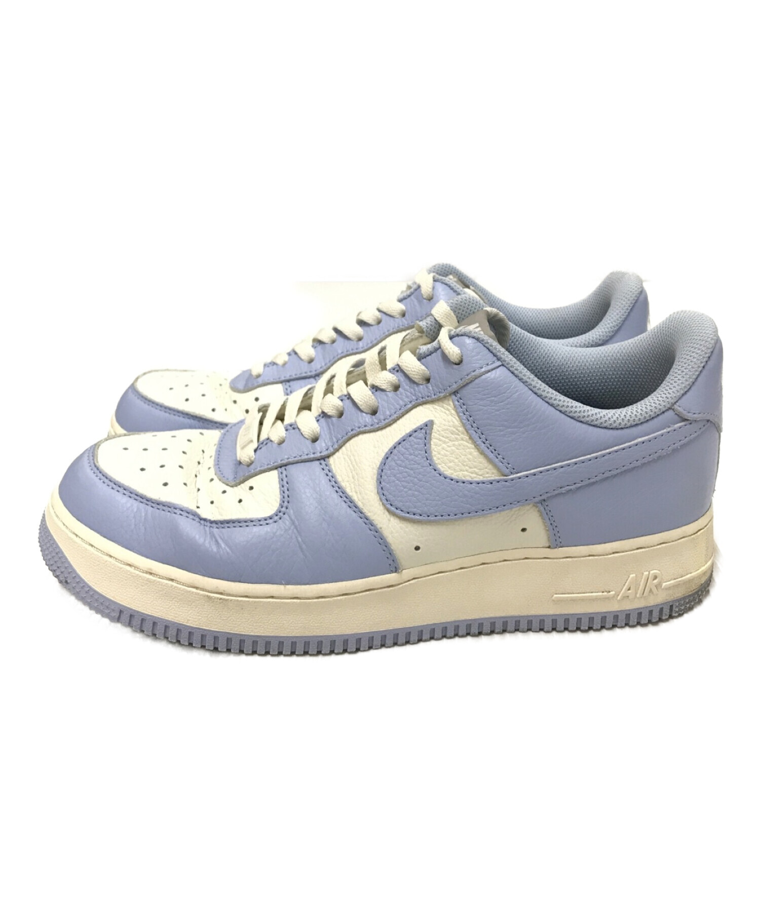 NIKE (ナイキ) AIR FORCE 1 LOW BY YOU ブルー×ホワイト サイズ:27.0cm