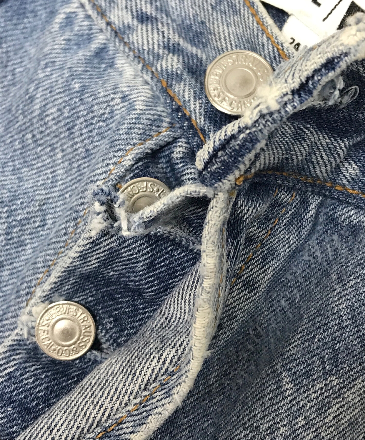 LEVI'S RE/DONE (リーバイスリダン) デニムパンツ インディゴ サイズ:W24