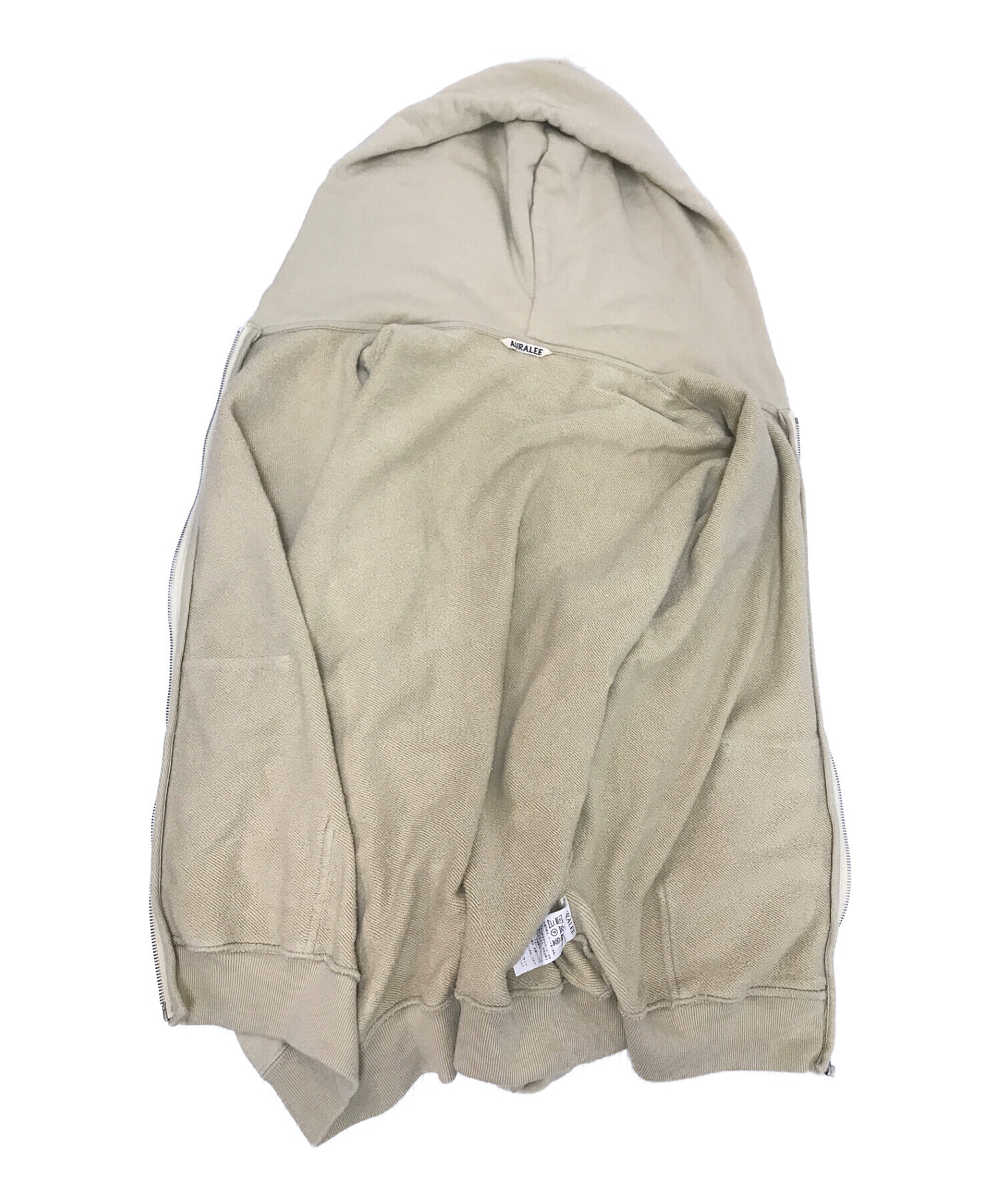 中古・古着通販】AURALEE (オーラリー) SMOOTH SOFT SWEAT ZIP PARKA