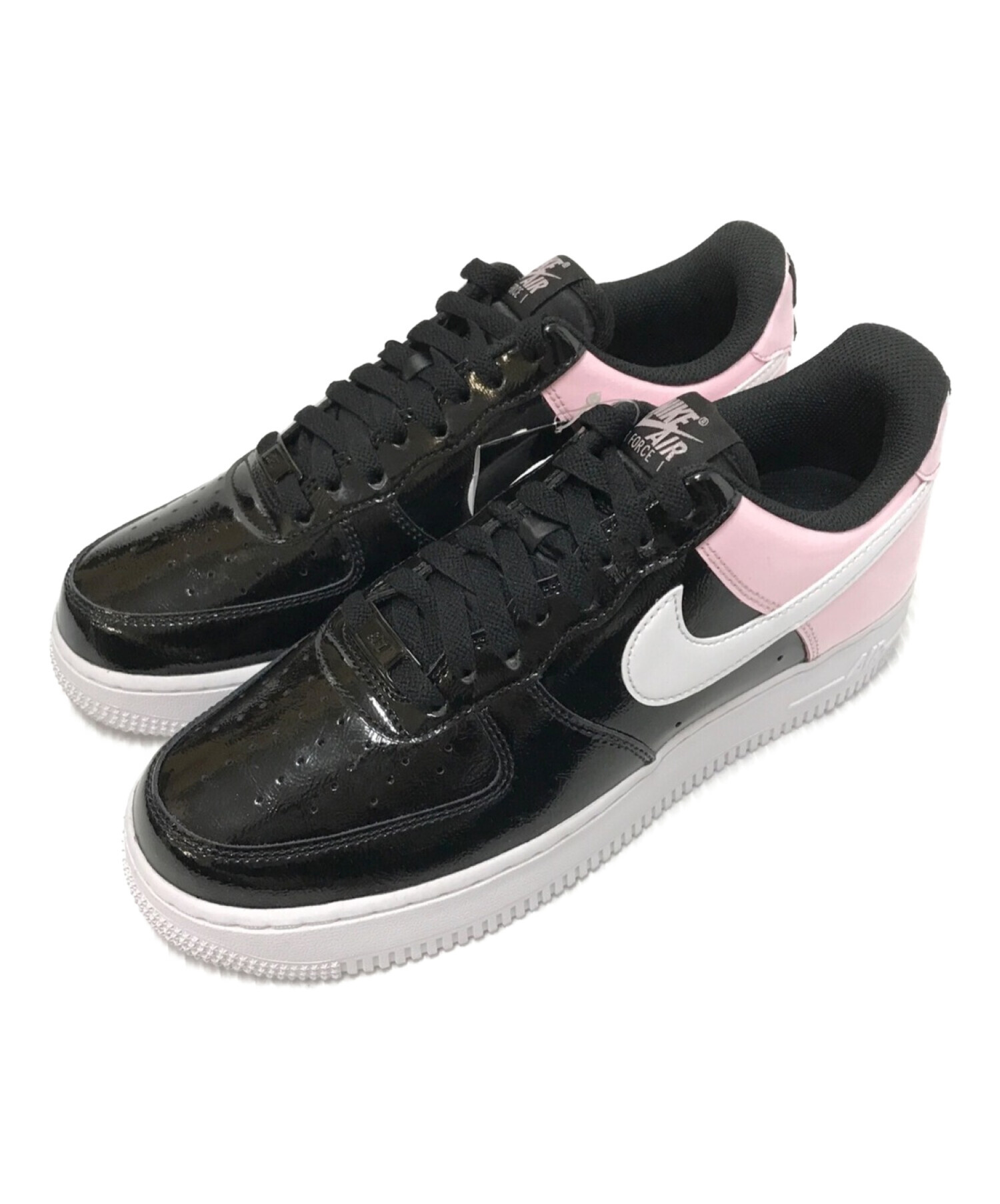 NIKE (ナイキ) W AIR FORCE 1 '07 ESS ピンク×ブラック サイズ:26.0cm