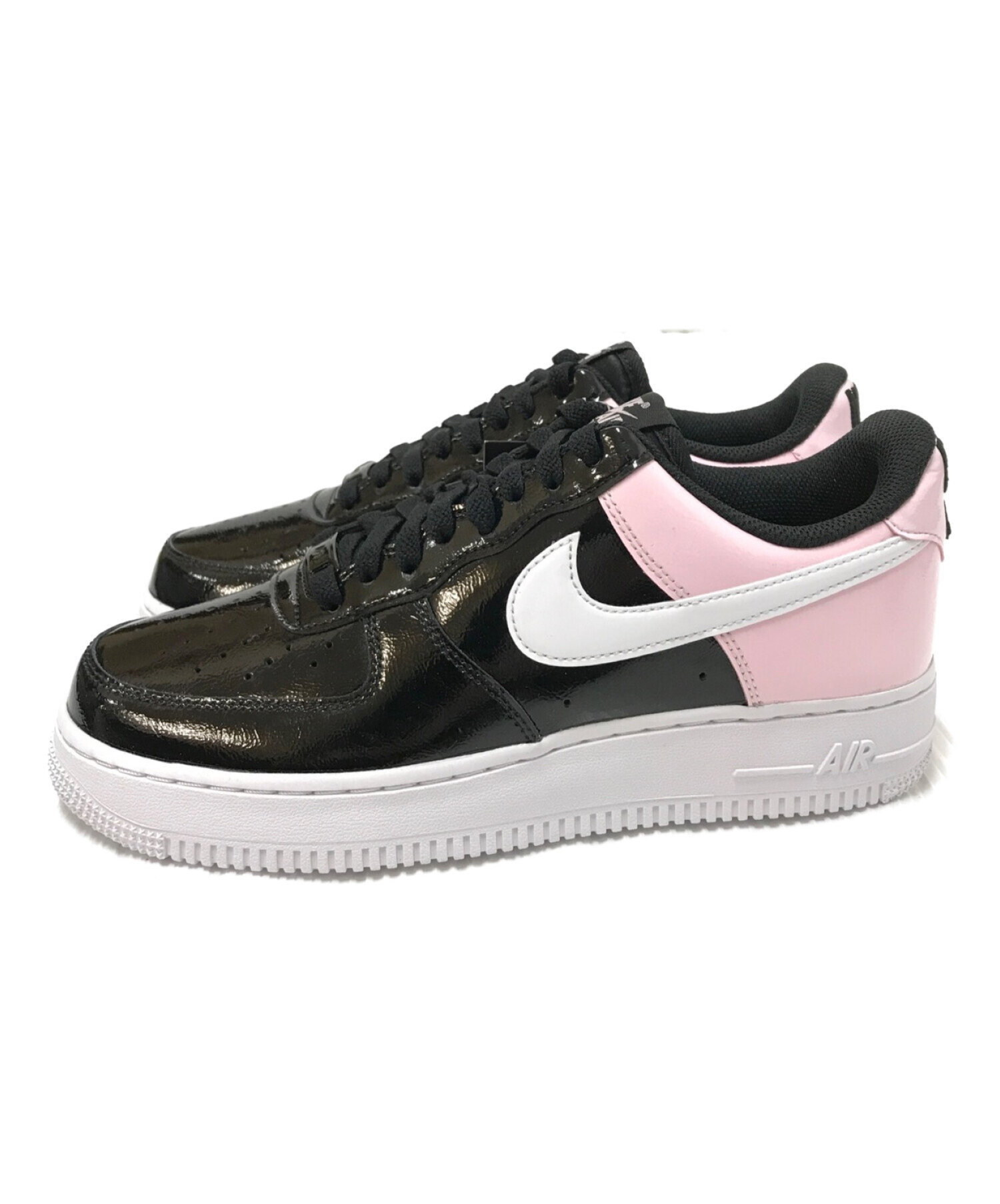 NIKE (ナイキ) W AIR FORCE 1 '07 ESS ピンク×ブラック サイズ:26.0cm