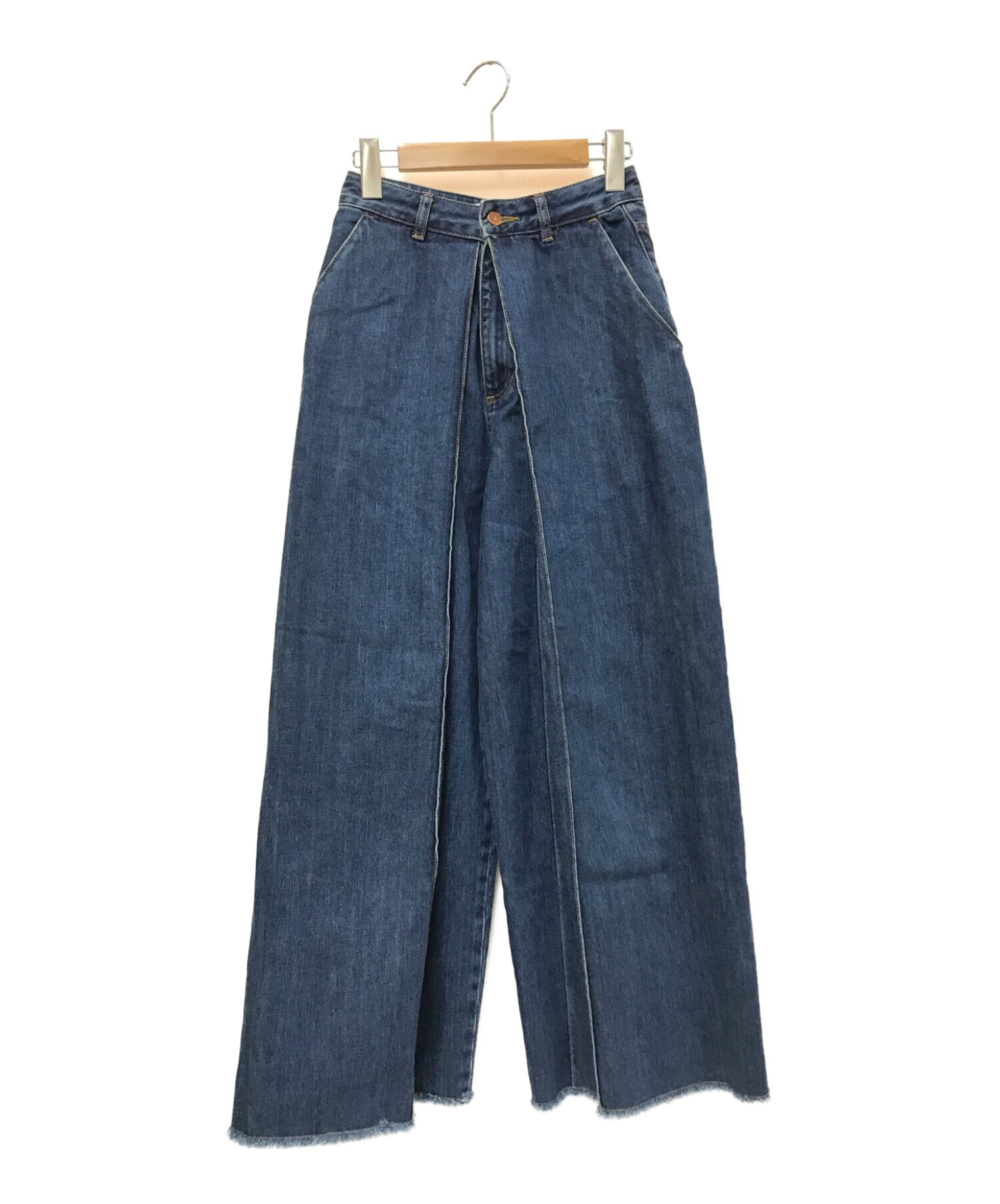 AALTO (アールト) JEANS WITH PLEATS インディゴ サイズ:32