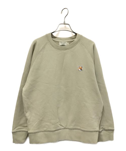 中古・古着通販】maison kitsune (メゾンキツネ) ロゴクルーネック