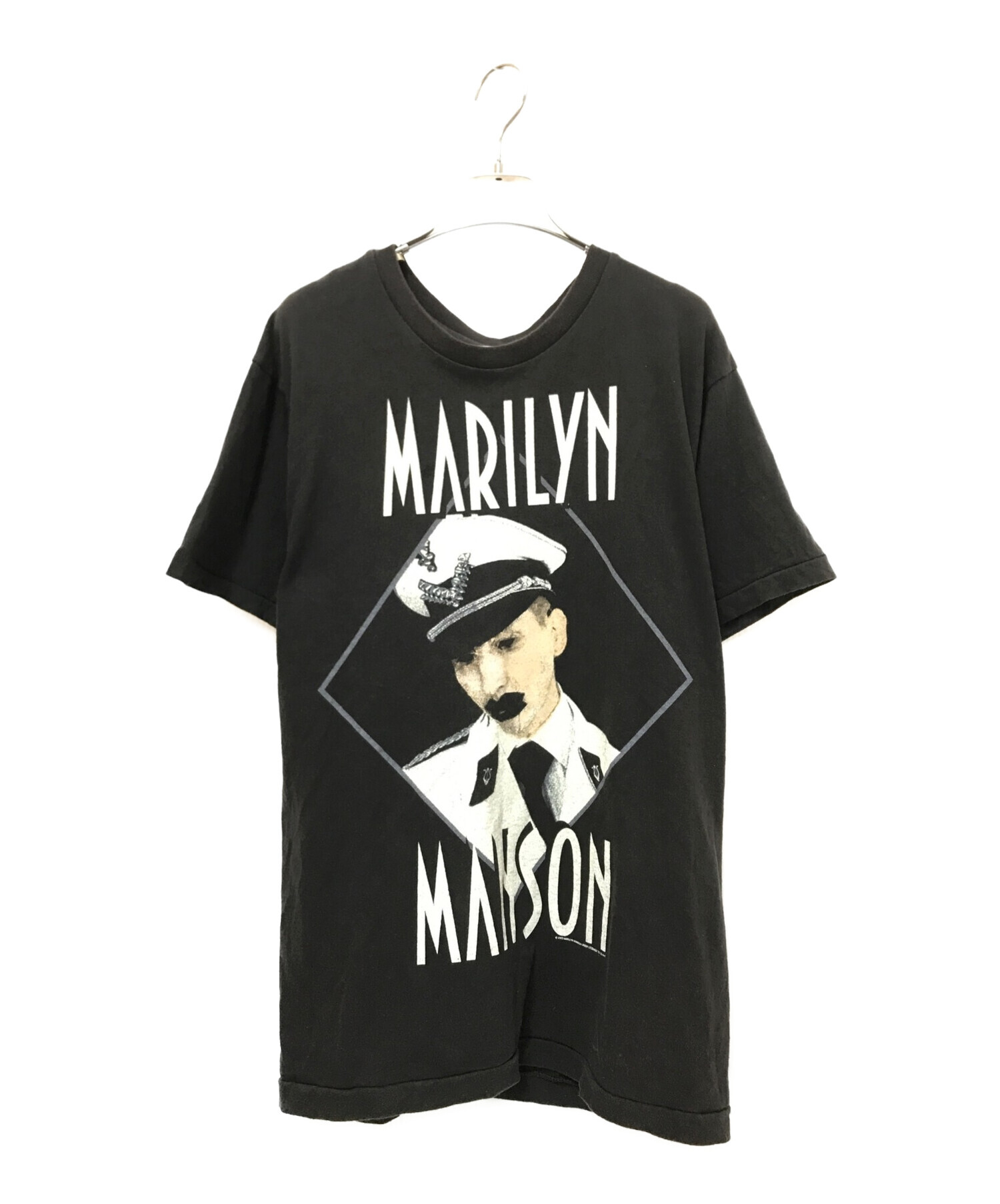 VINTAGE (ヴィンテージ/ビンテージ) 復刻MARILYN MANSON Tシャツ ブラック サイズ:L