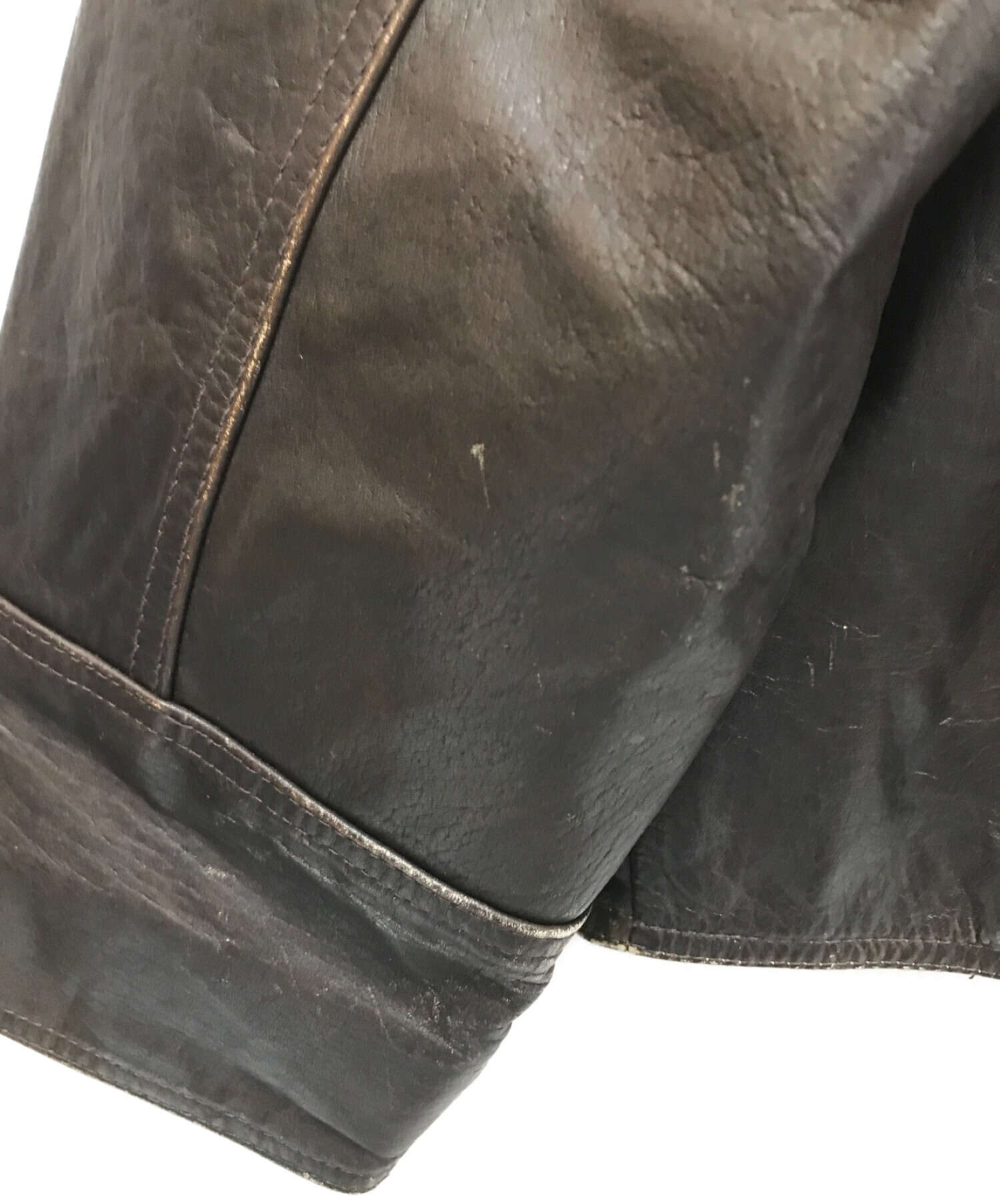 wilsons leather (ウィルソンズレザー) レザージャケット ブラウン サイズ:XL