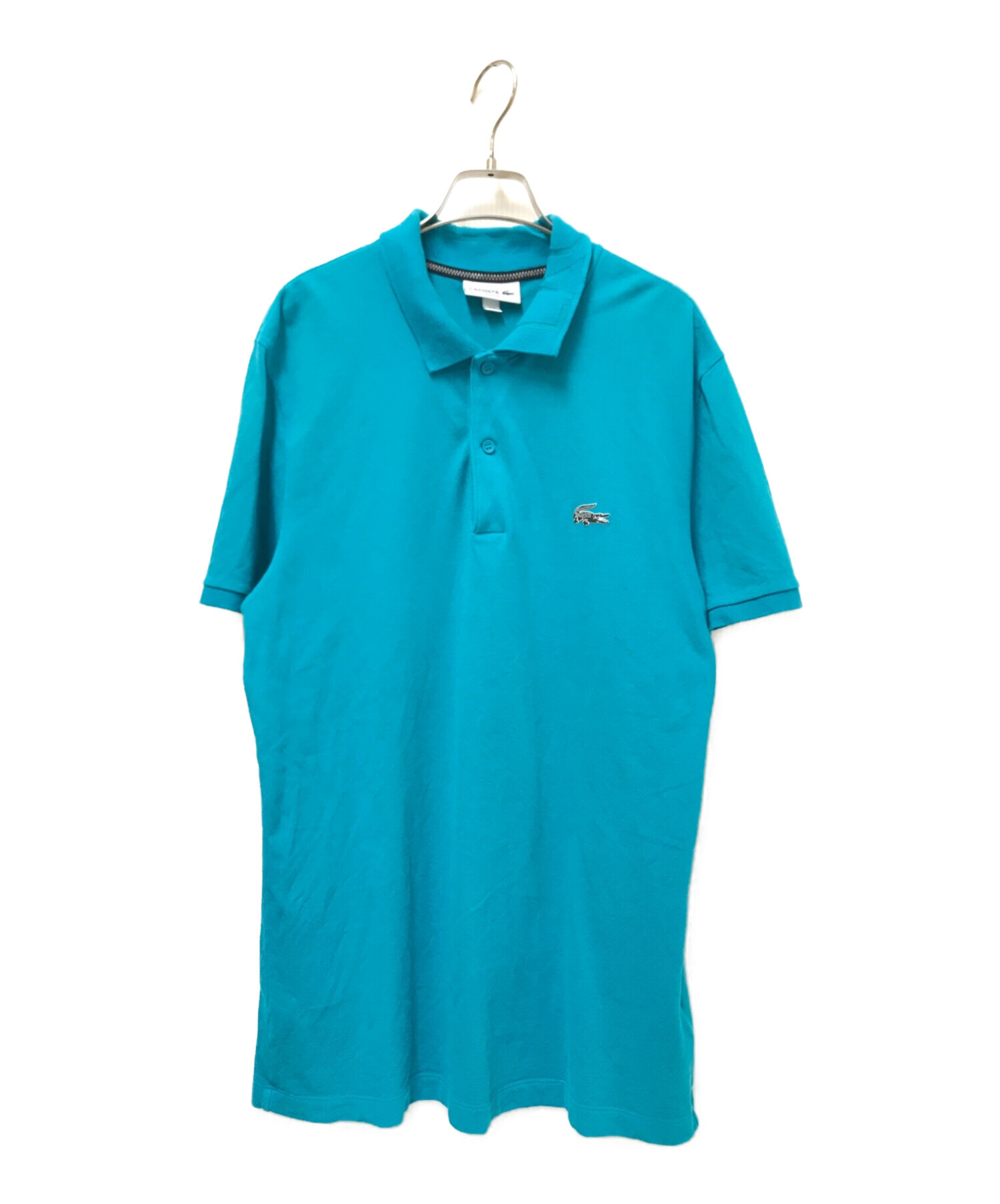 中古・古着通販】LACOSTE (ラコステ) ジャガードロゴ襟ポロシャツ