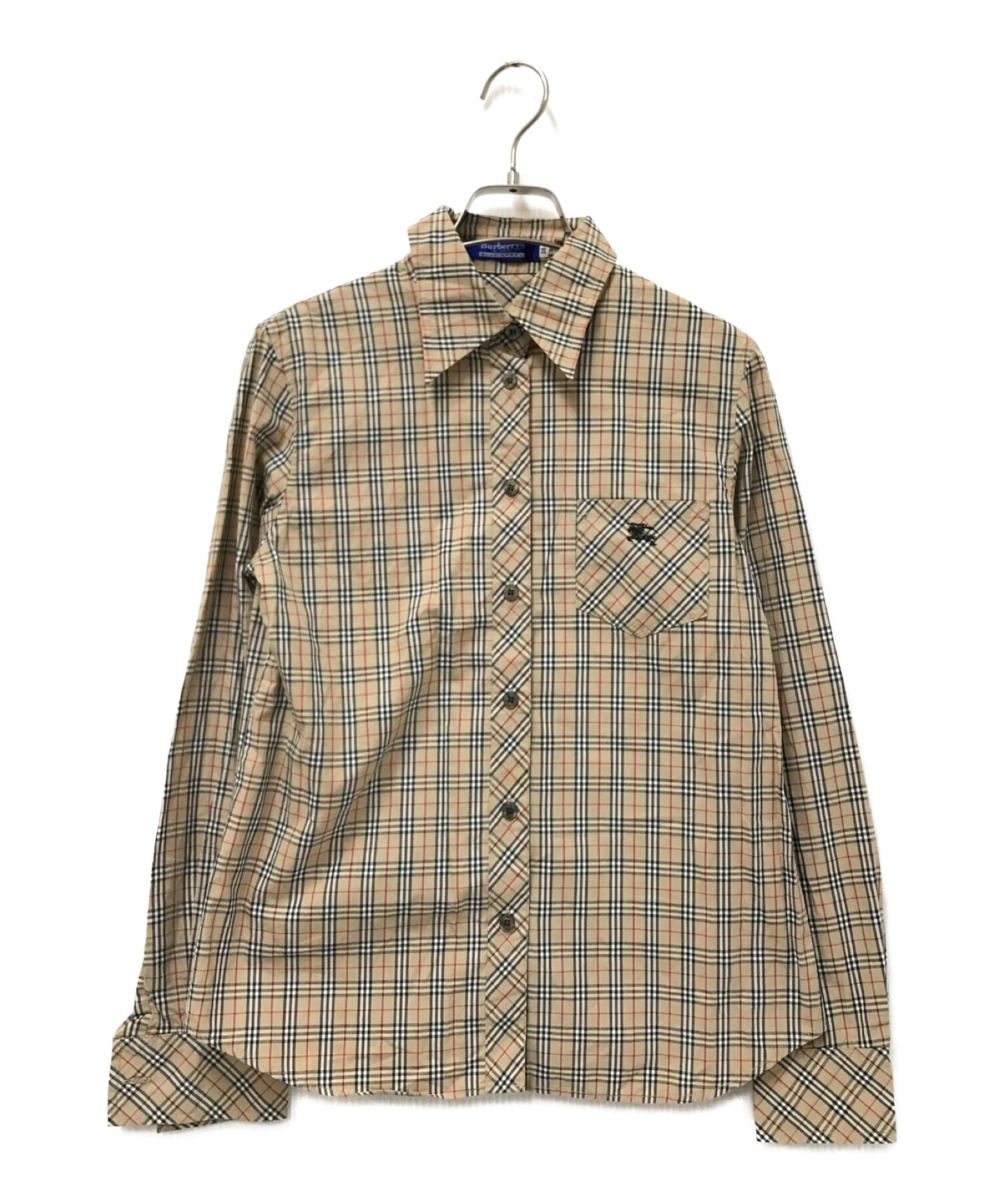 BURBERRY BLUE LABEL ジップスウェット ノバチェック 38M-