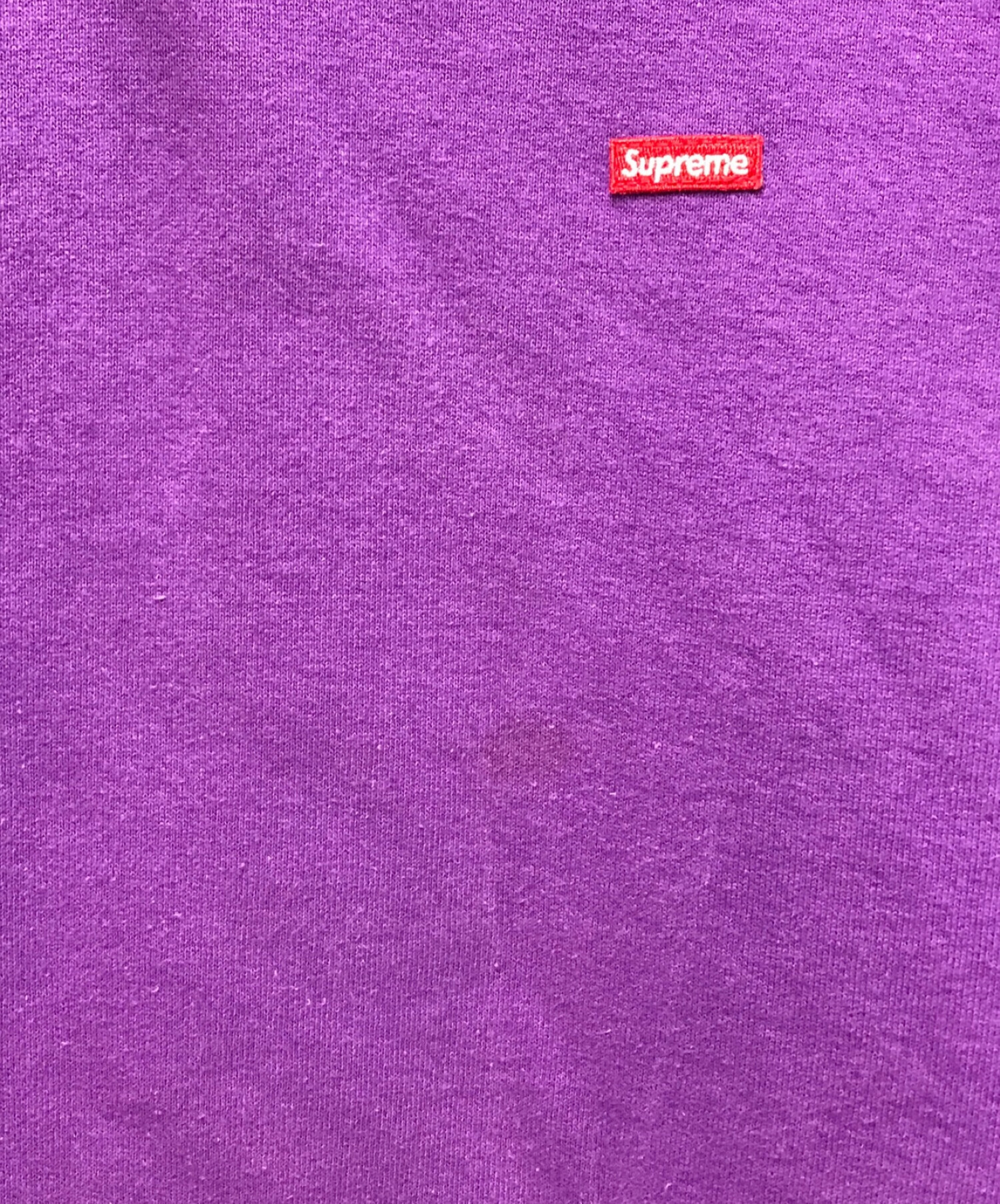 SUPREME (シュプリーム) スモールボックスロゴパーカー パープル サイズ:L