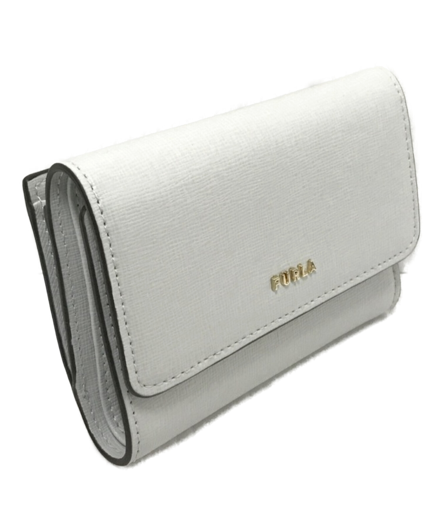 中古・古着通販】FURLA (フルラ) 3つ折り財布 ライトブルー サイズ