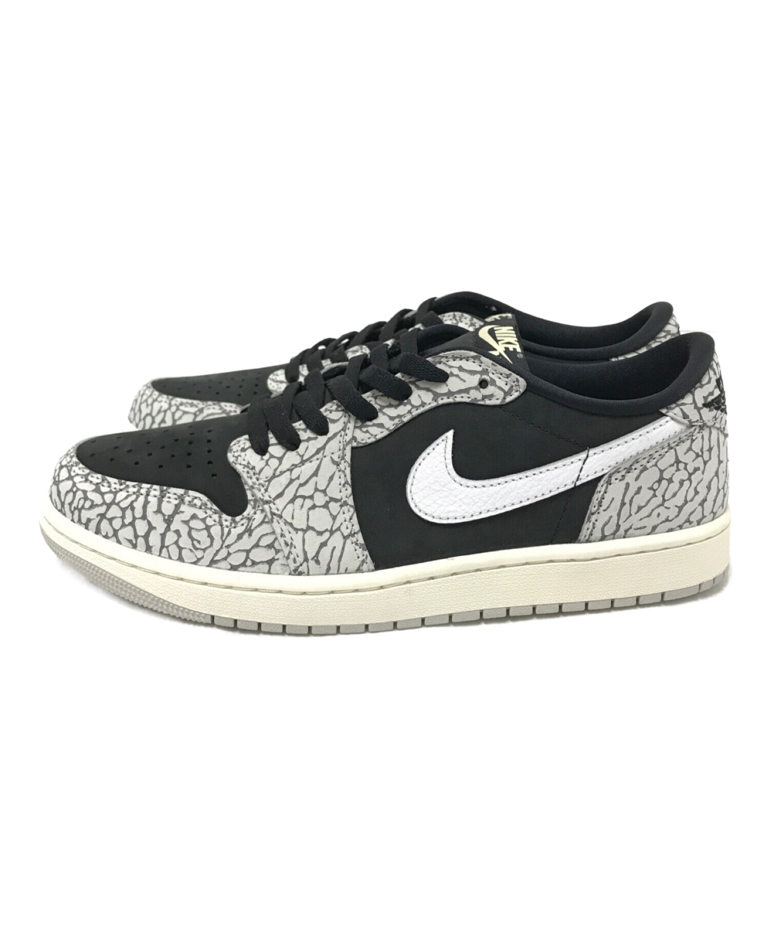 中古・古着通販】NIKE (ナイキ) Air Jordan 1 Retro Low OG グレー