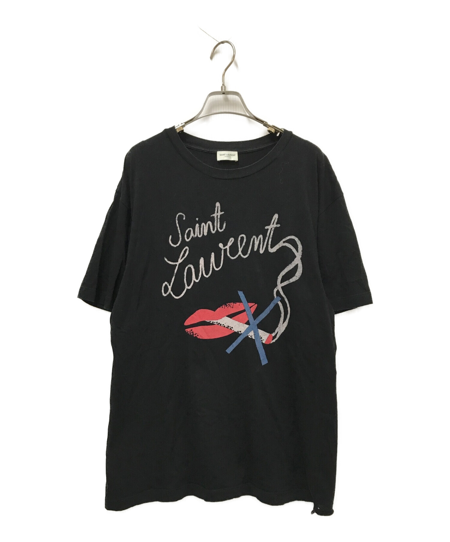 saint laurent サンローラン ロゴ Tシャツ 新品 ケリングタグトップス