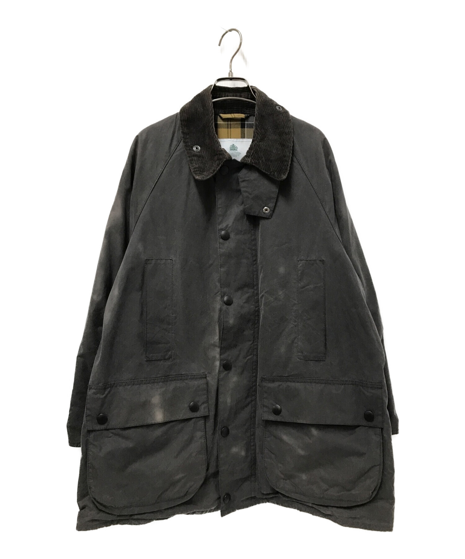 中古・古着通販】Barbour (バブアー) OS WAX BEAUFORT グレー サイズ:36｜ブランド・古着通販 トレファク公式【TREFAC  FASHION】スマホサイト