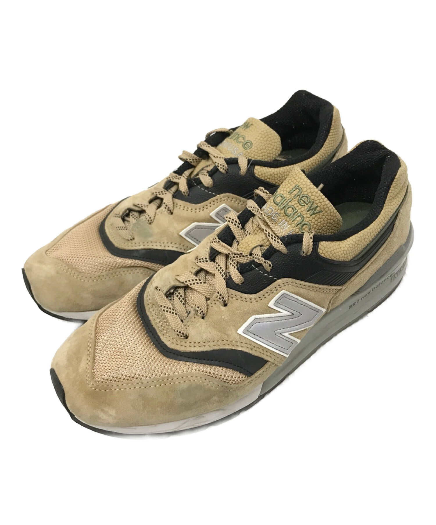 NEW BALANCE (ニューバランス) thisisneverthat (ディスイズネバーザット) ローカットスニーカー ベージュ  サイズ:27.0㎝