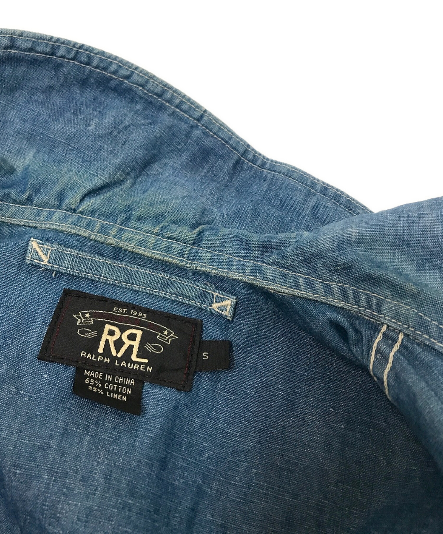 RRL (ダブルアールエル) ショールカラーカバーオール インディゴ サイズ:S