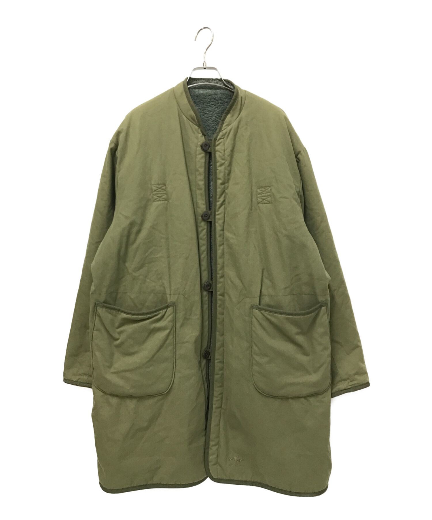 ARMY TWILL (アーミーツイル) JOURNAL STANDARD relume (ジャーナルスタンダード レリューム) 別注 リバーシブル  ライナーコート オリーブ サイズ:下記参照