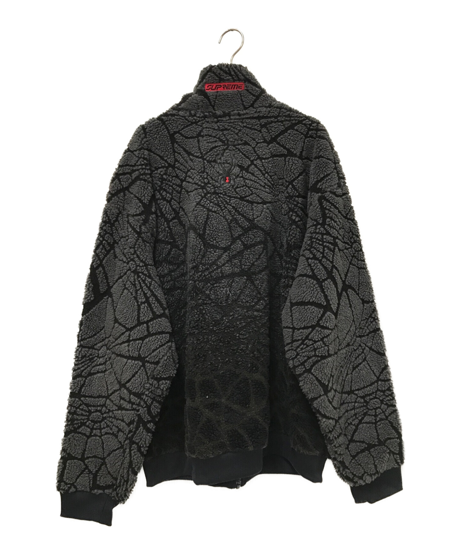 SUPREME (シュプリーム) SPYDER (スパイダー) Web Polar Fleece Jacket グレー サイズ:XL