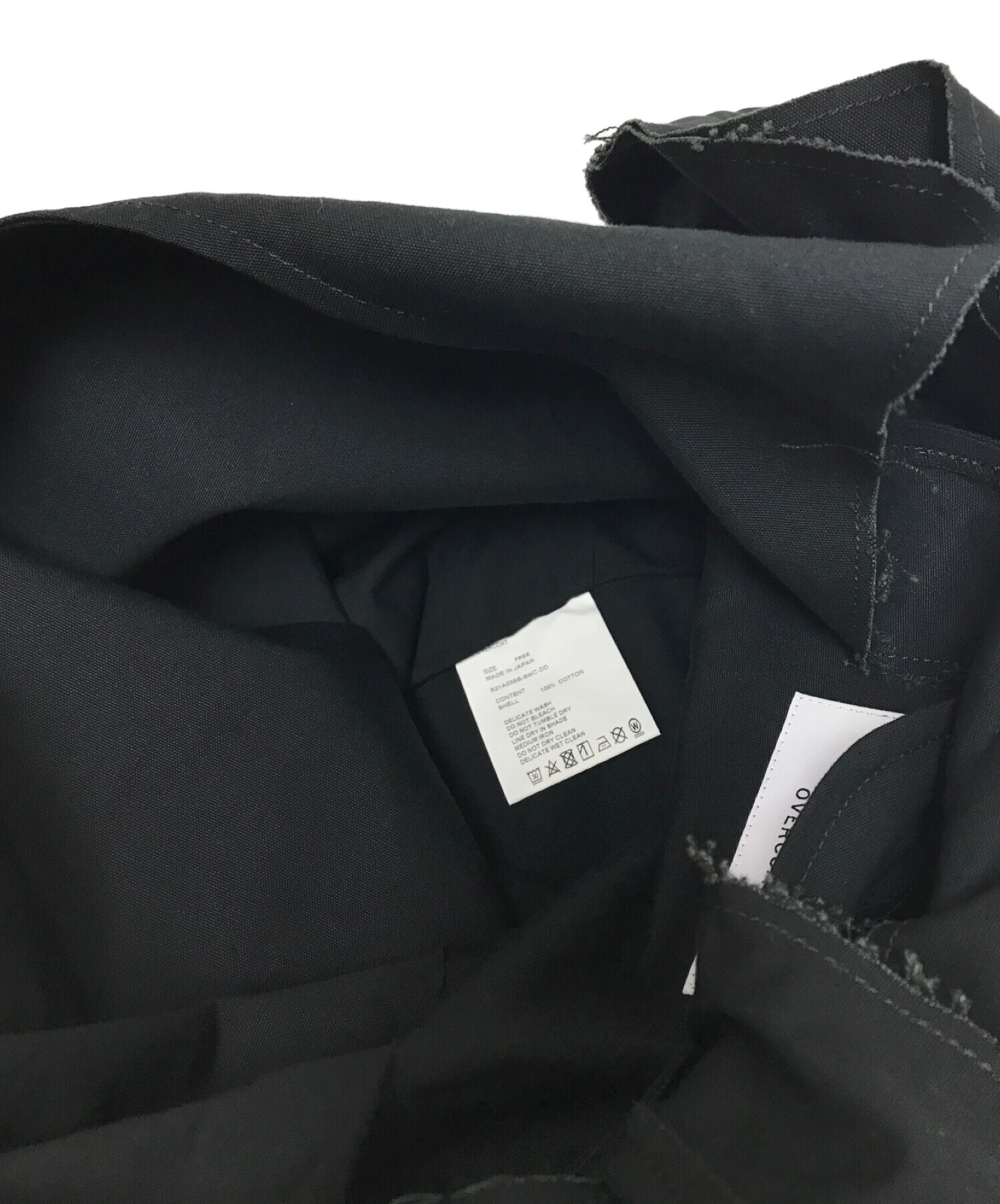 OVERCOAT (オーバーコート) OYSTER BAG ブラック サイズ:下記参照 未使用品