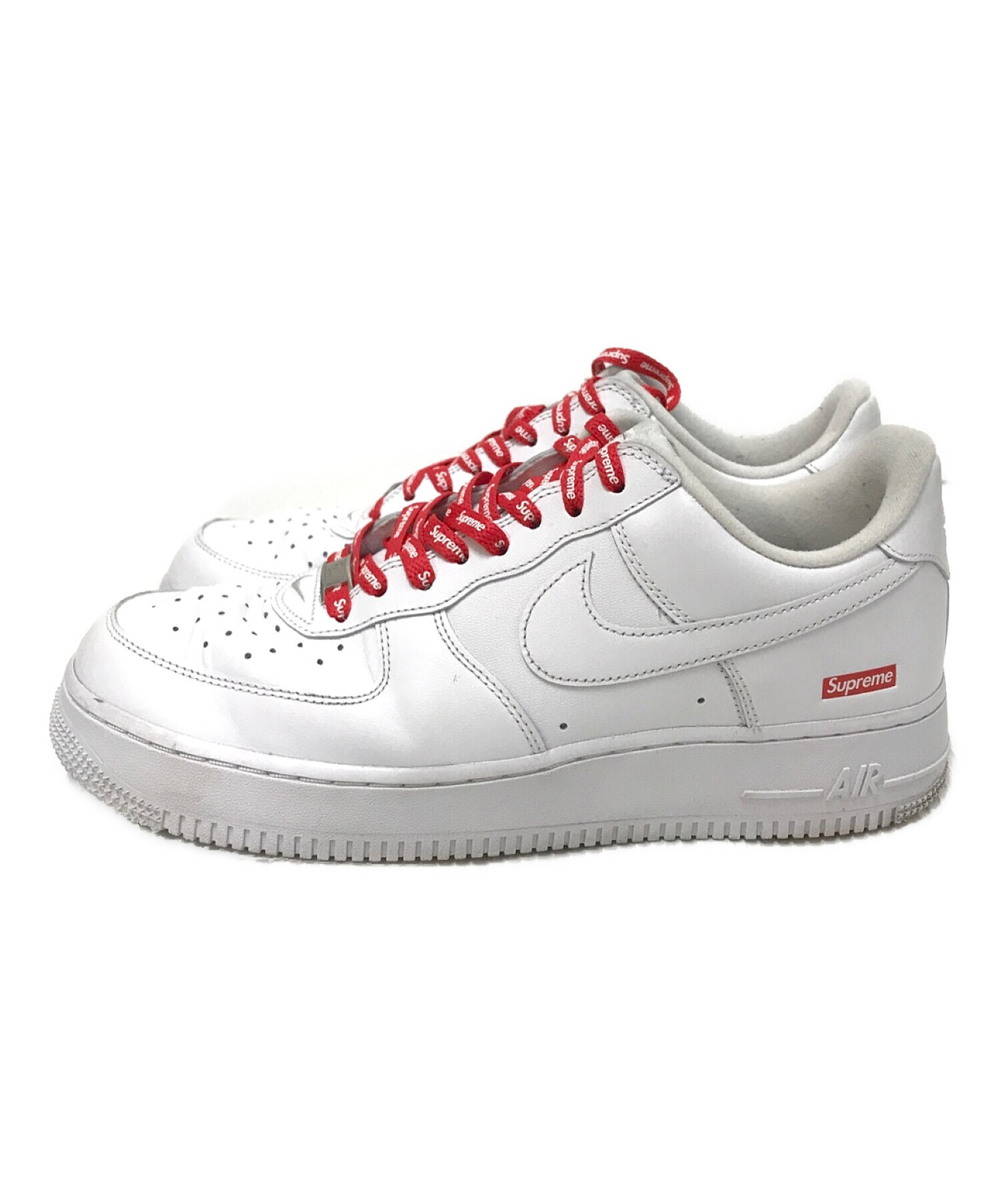 NIKE (ナイキ) SUPREME (シュプリーム) Air Force 1 Low ホワイト サイズ:27.5㎝