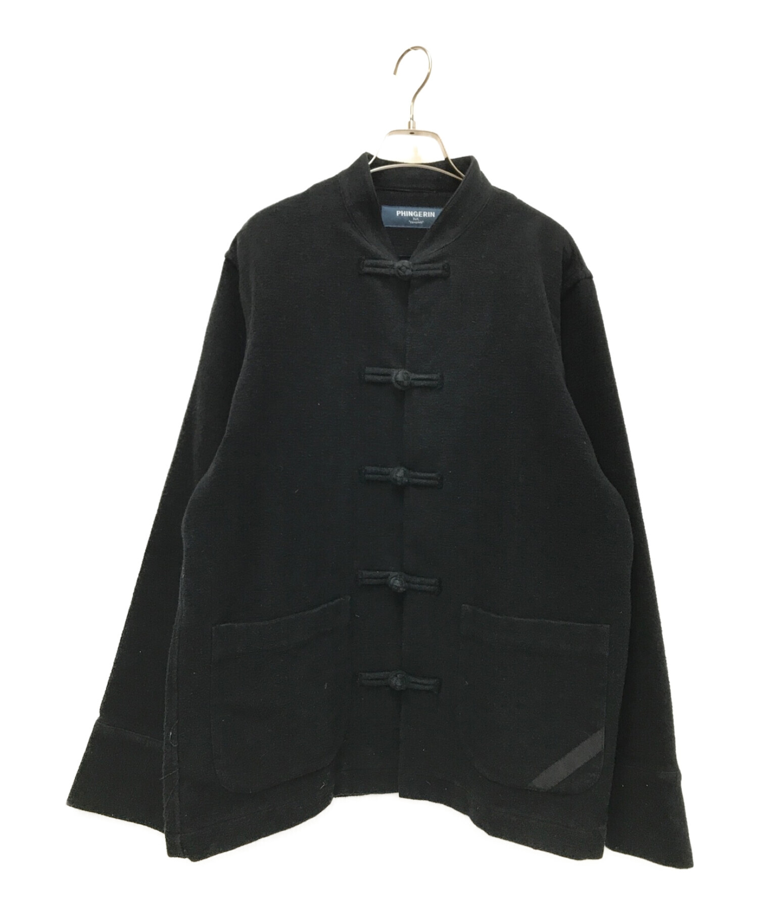 PHINGERIN (フィンガリン) チャイナジャケット ブラック サイズ:M