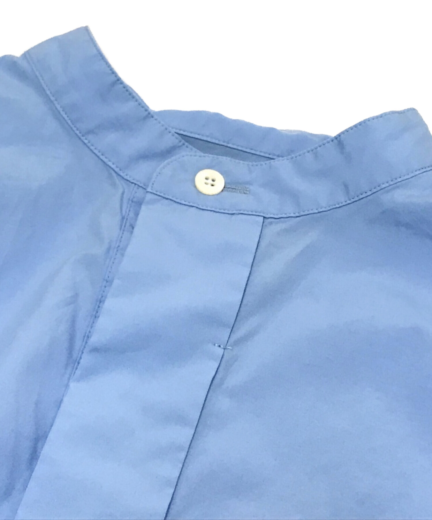 Traditional Weatherwear (トラディショナルウェザーウェア) コットンフライフロントショートスリーブシャツプルオーバー ブルー  サイズ:S