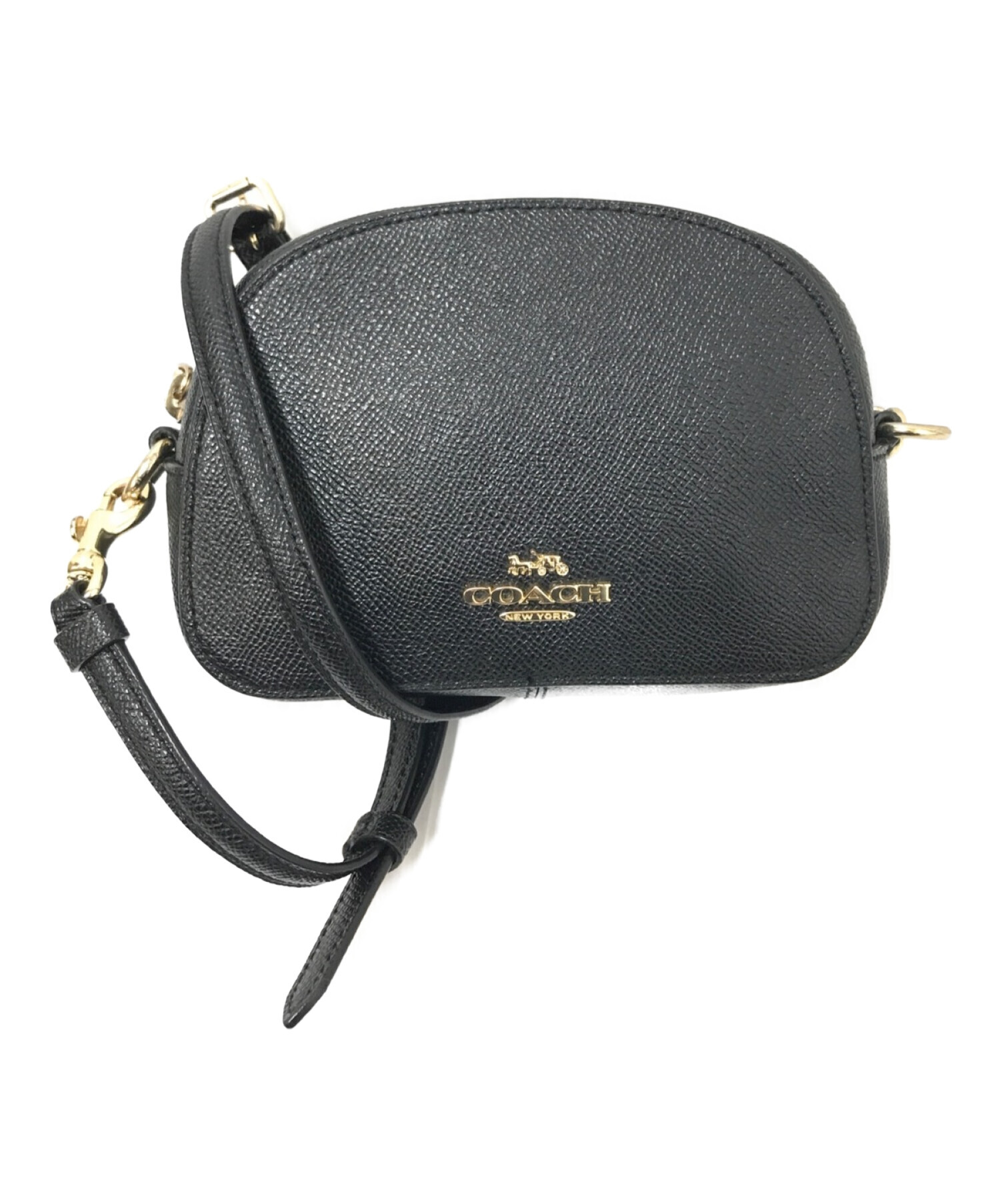 中古・古着通販】COACH (コーチ) ショルダーポーチ ブラック サイズ